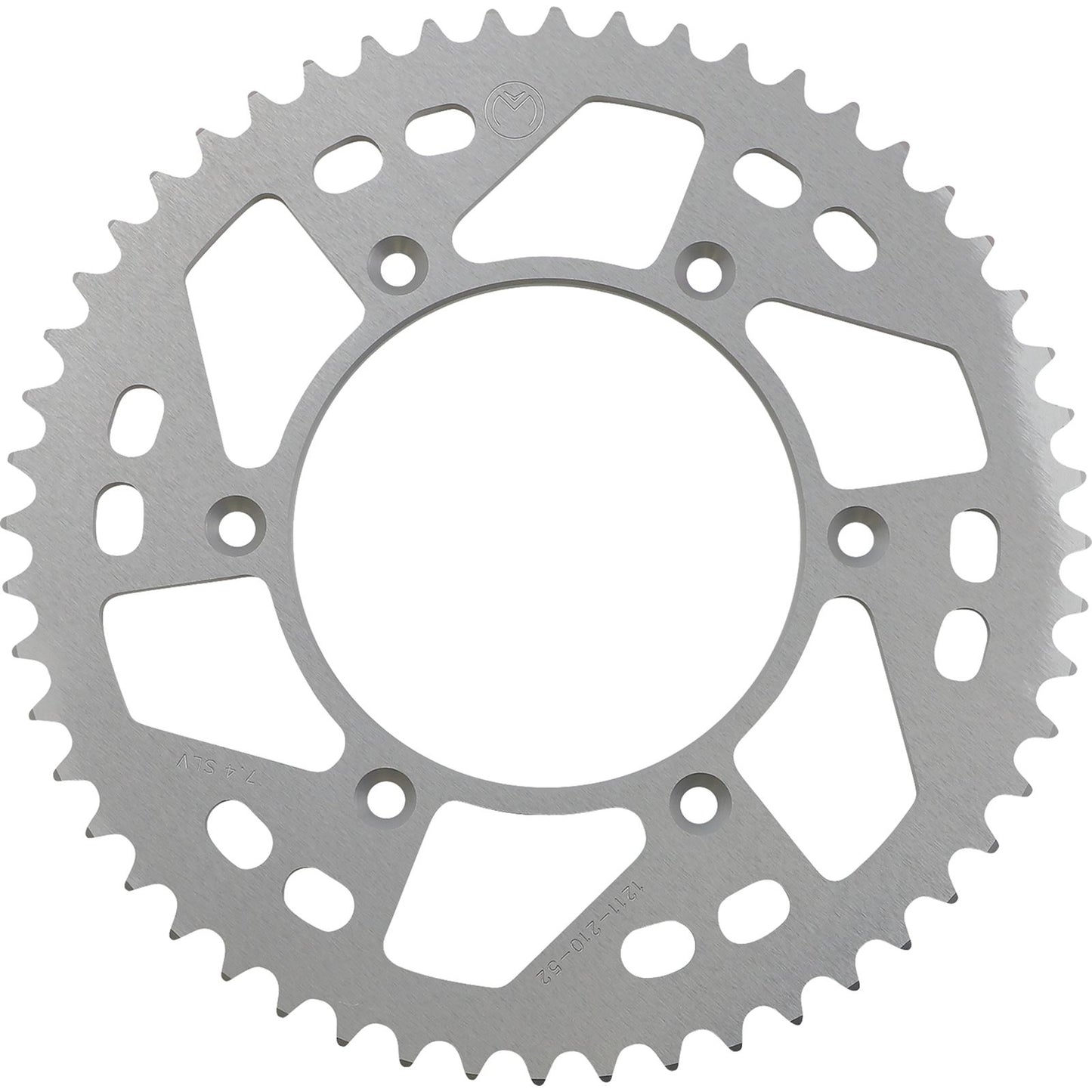 Moose Offroad Rear Aluminum Sprocket - Silver - 52 Tooth for Honda 1211-210-52-11_1075071