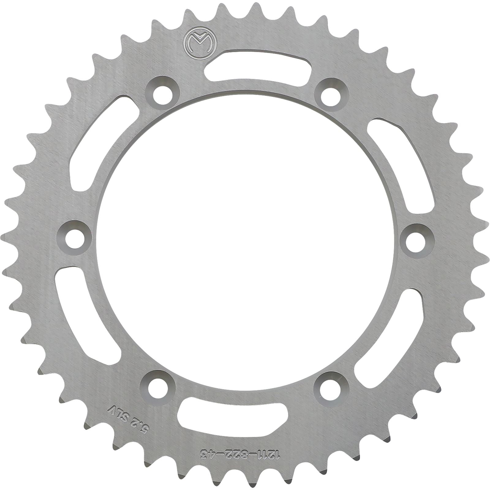 Moose Offroad Rear Aluminum Sprocket Silver 43-Tooth for Beta/Gas Gas/Suzuki 1211-822-43-11_1075070