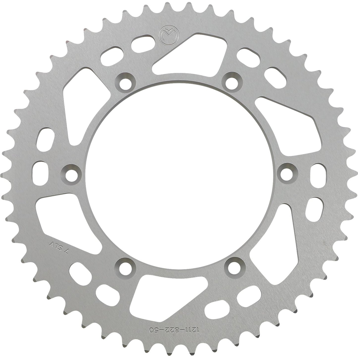 Moose Offroad Rear Aluminum Sprocket - Silver - 50-Tooth for Beta/Gas Gas/Suzuki 1211-822-50-11_1075040