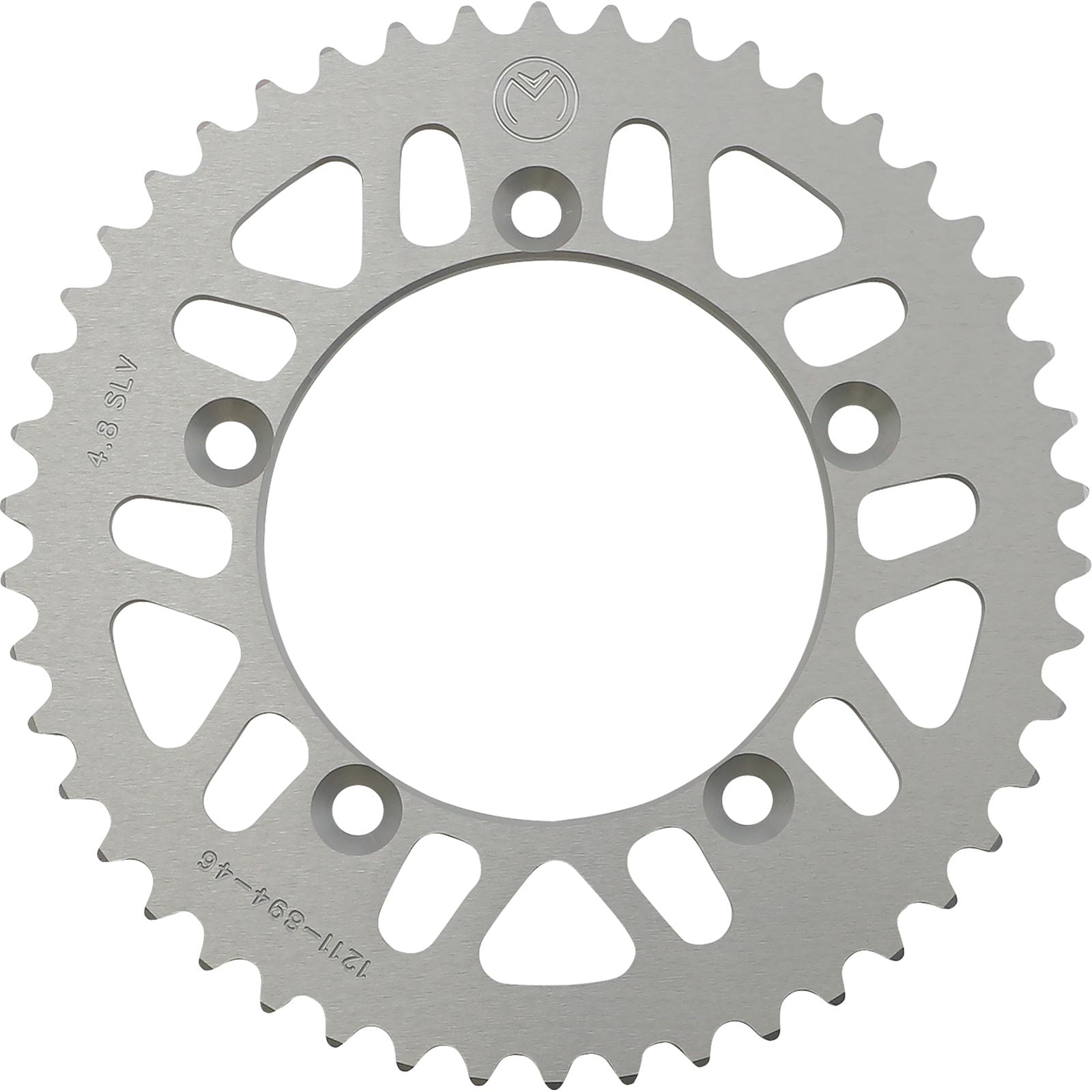 Moose Offroad Rear Aluminum Sprocket - Silver - 46 Tooth for Husqvarna/KTM 1211-894-46-11_1075039