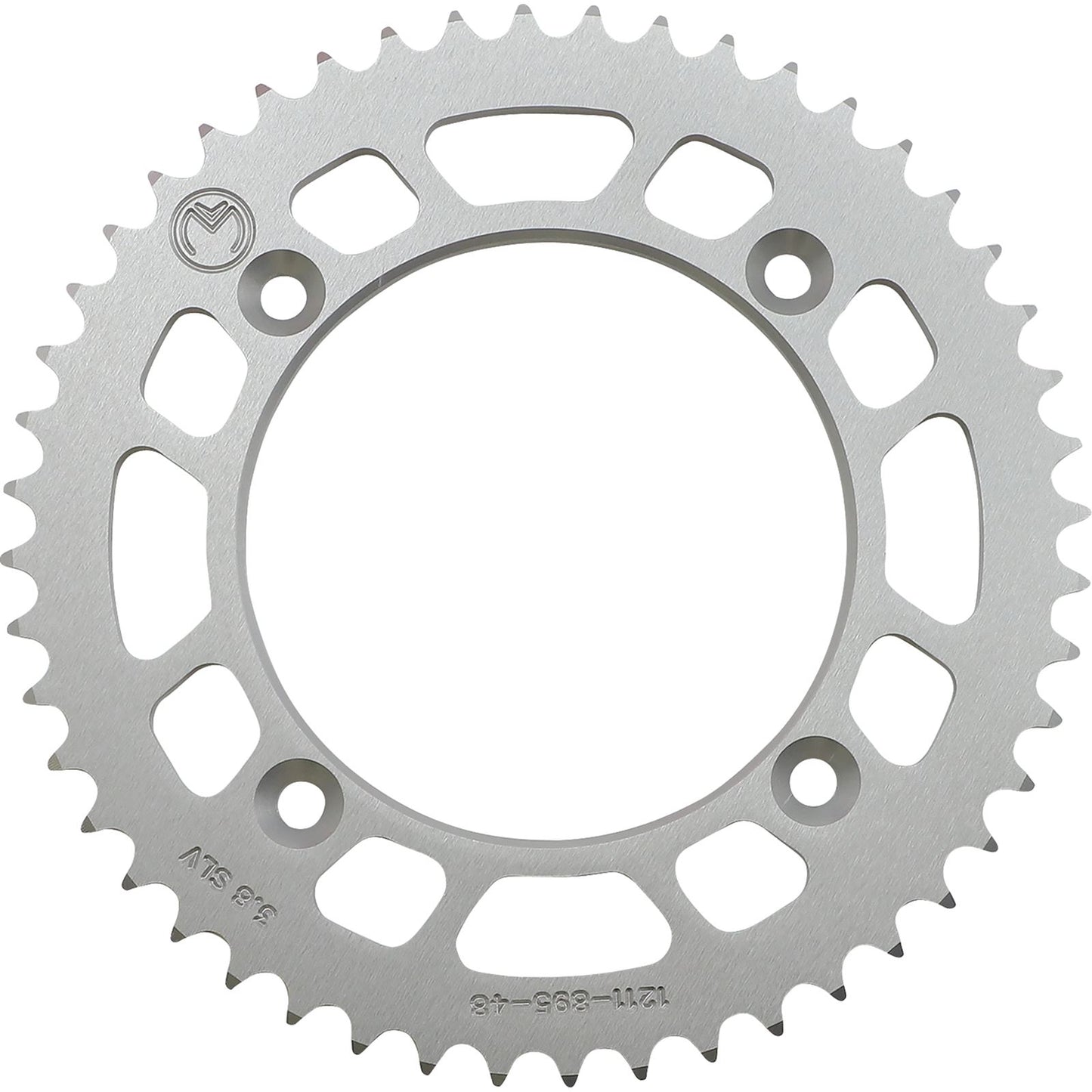 Moose Offroad Rear Aluminum Sprocket - Silver - 48 Tooth for Husqvarna/KTM 1211-895-48-11_1075146