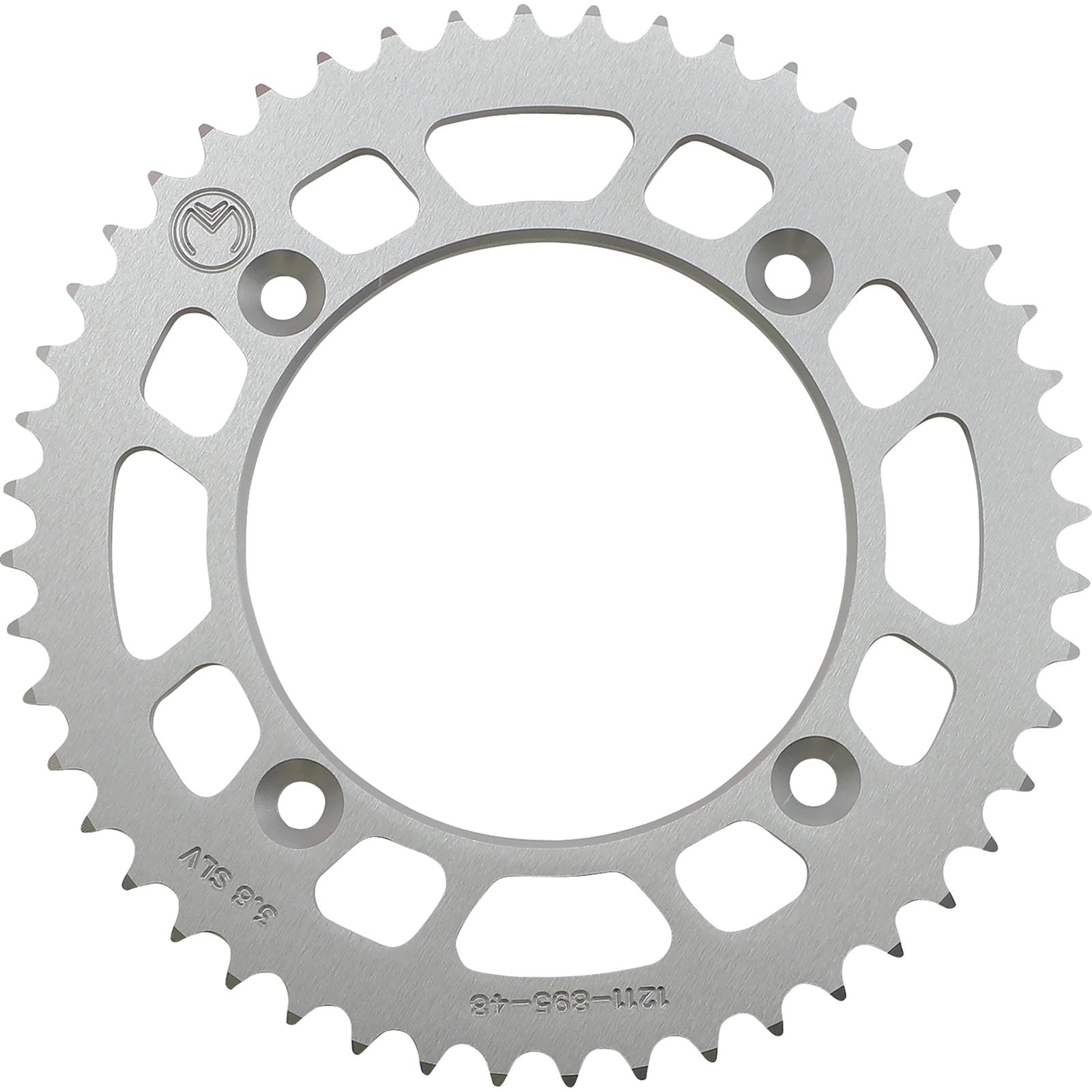 Moose Offroad Rear Aluminum Sprocket - Silver - 48 Tooth for Husqvarna/KTM 1211-895-48-11_1075146