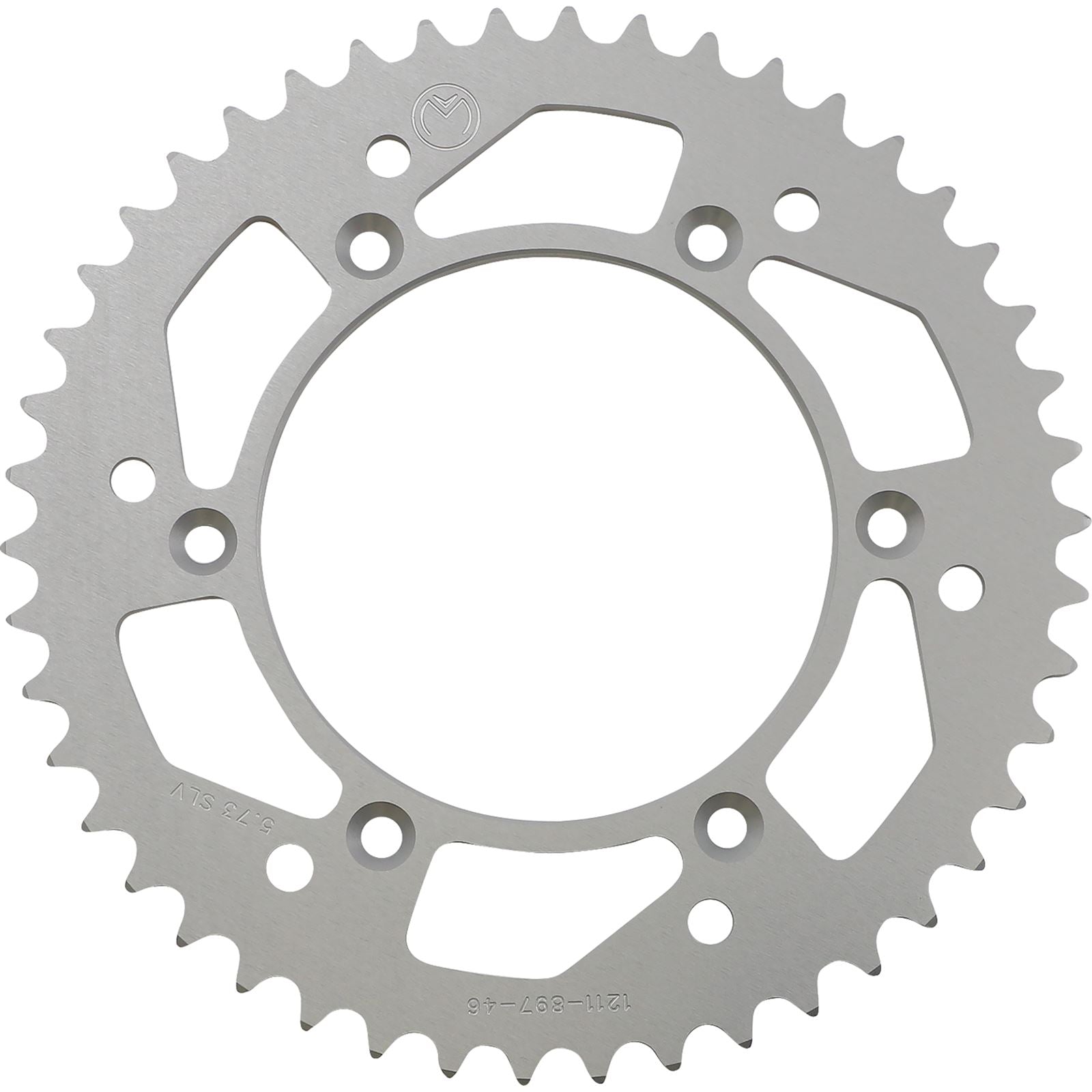 Moose Offroad Rear Aluminum Sprocket Silver 46 Tooth for Husaberg/Husq/KTM 1211-897-46-11_1075115