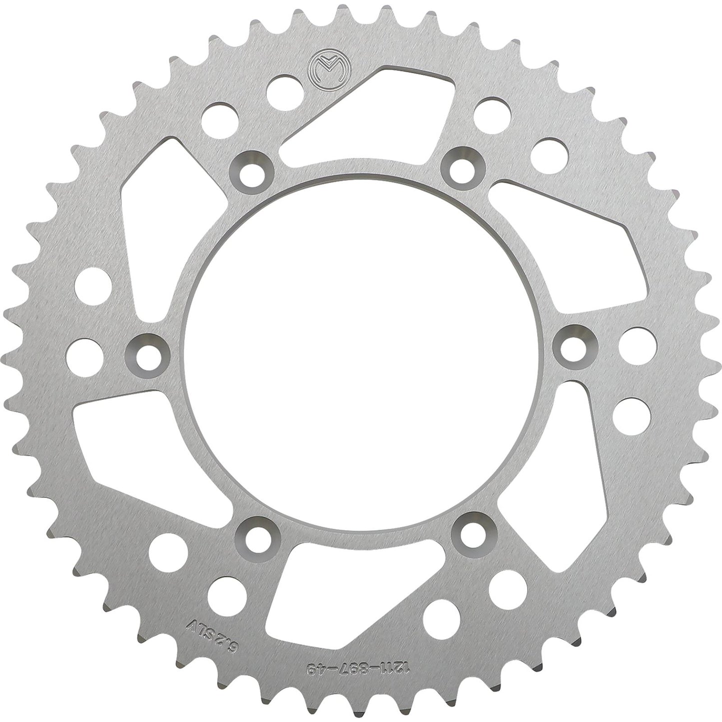 Moose Offroad Rear Aluminum Sprocket - Silver - 49 Tooth 1211-897-49-11_1075112