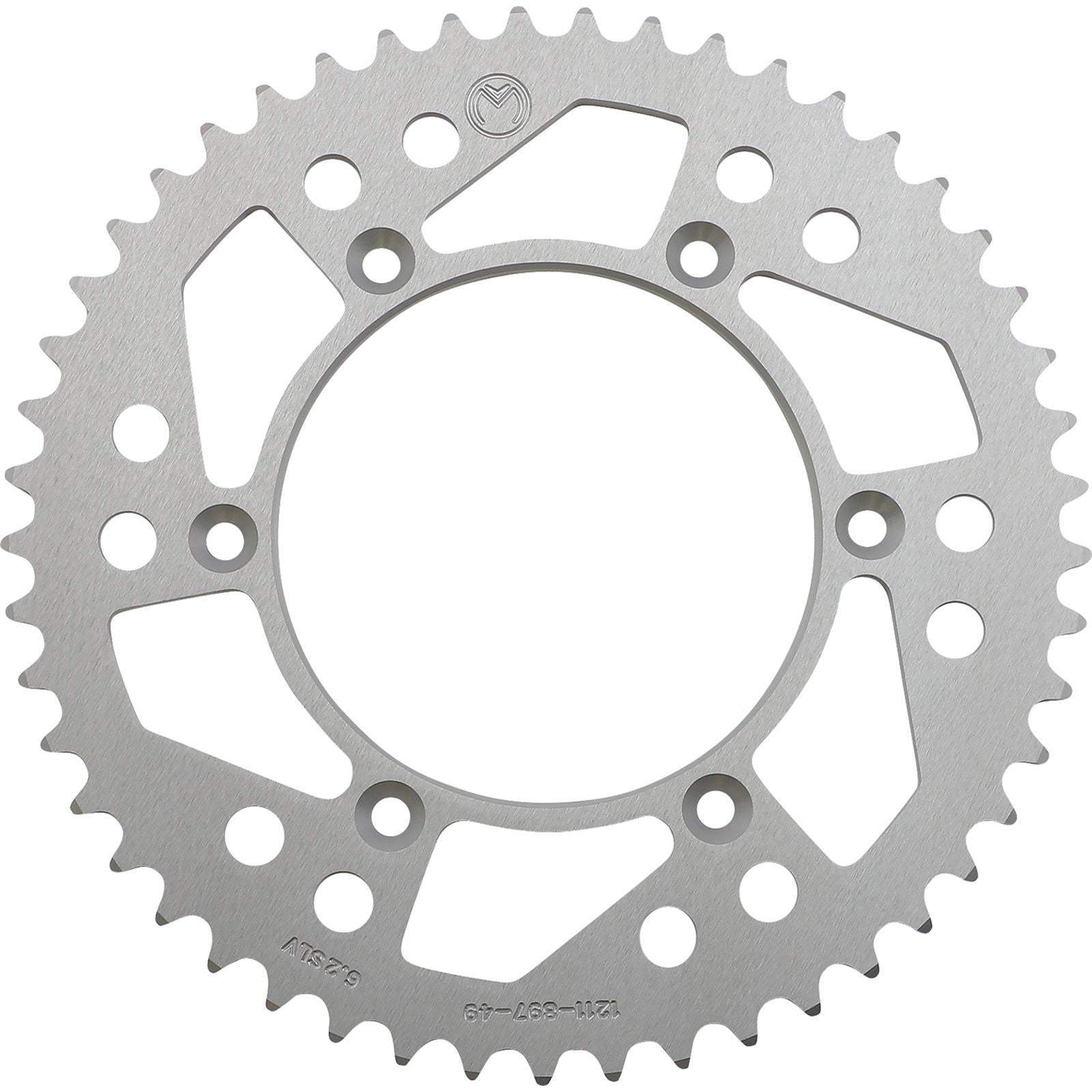 Moose Offroad Rear Aluminum Sprocket - Silver - 49 Tooth 1211-897-49-11_1075112