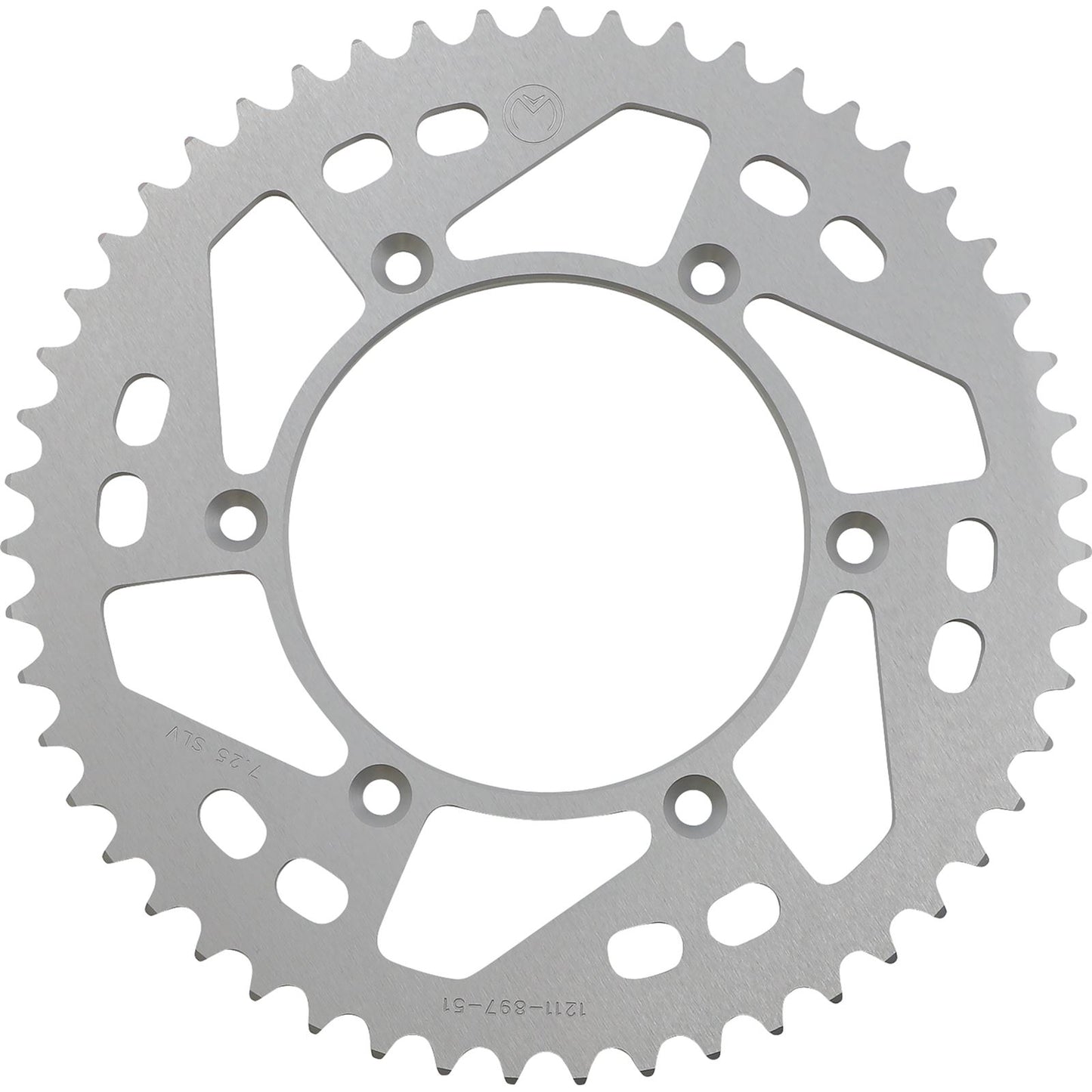 Moose Offroad Rear Aluminum Sprocket Silver 51 Tooth for Husaberg/Husq/KTM 1211-897-51-11_1075110