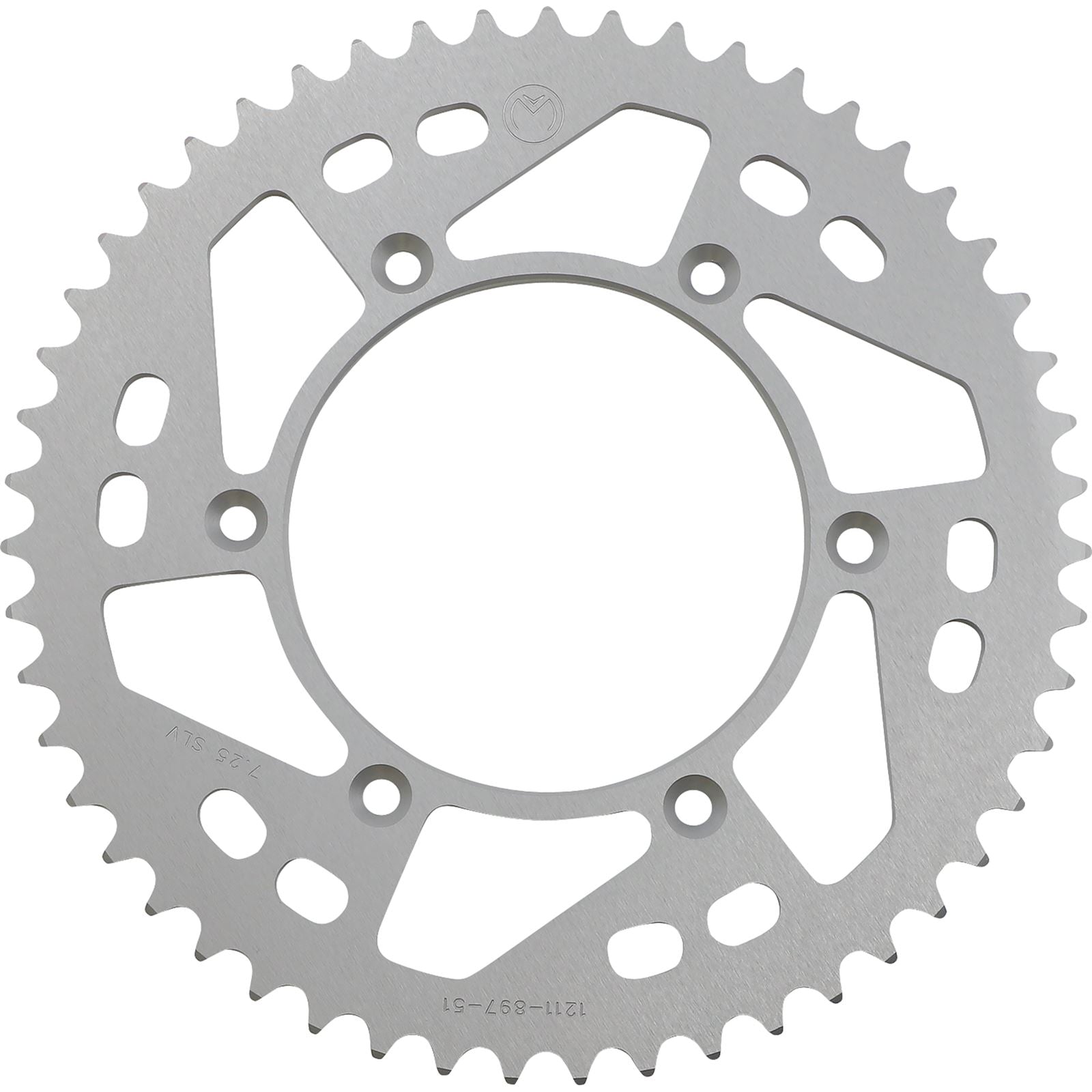 Moose Offroad Rear Aluminum Sprocket Silver 51 Tooth for Husaberg/Husq/KTM 1211-897-51-11_1075110