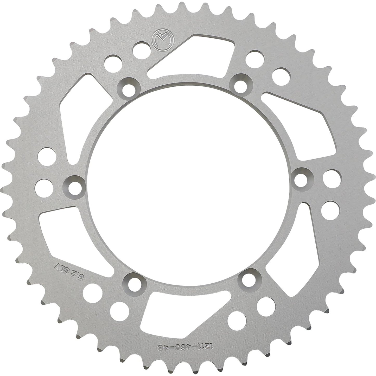 Moose Offroad Rear Aluminum Sprocket - Silver - 48 Tooth for Kawasaki/Suzuki 1211-460-48-11_1075107