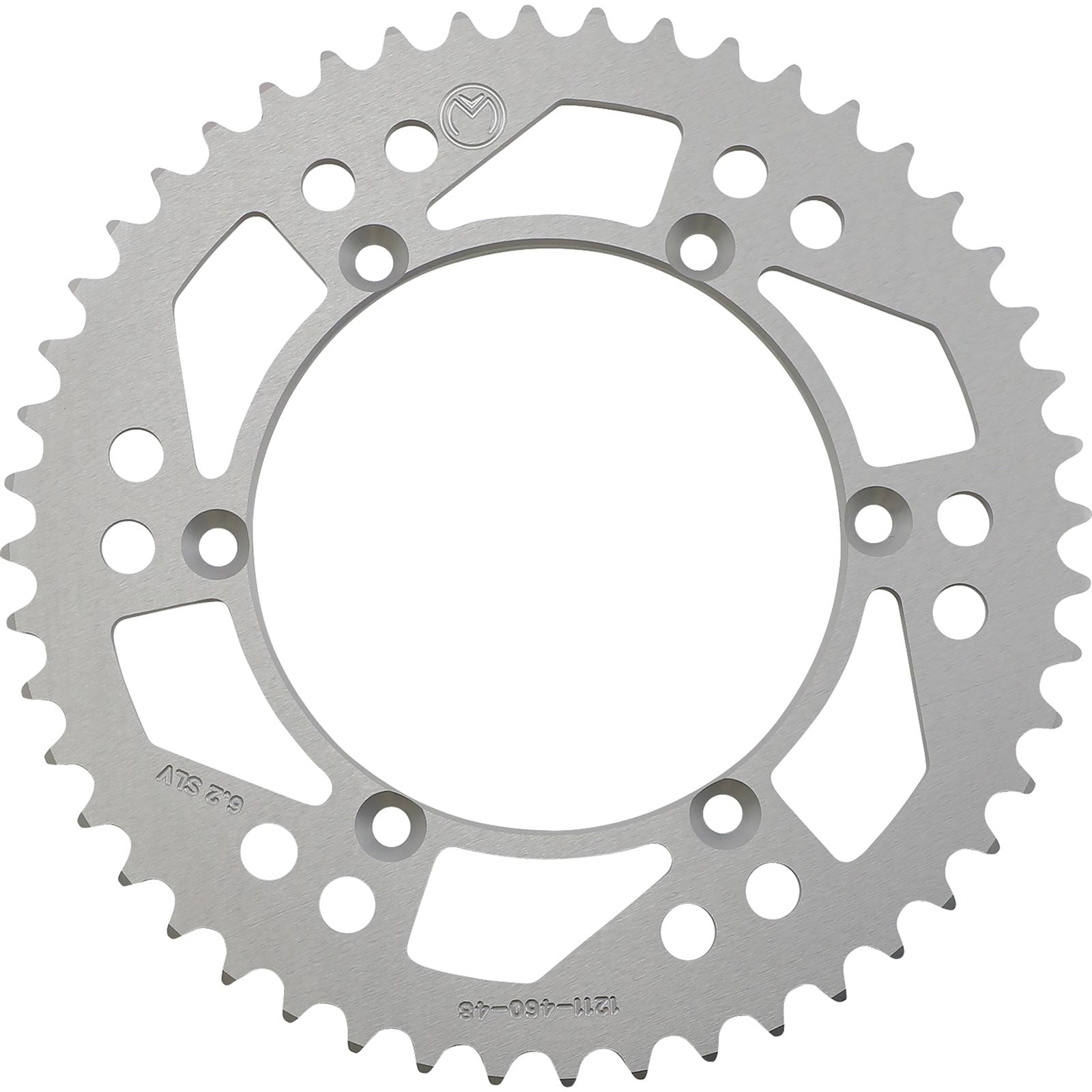 Moose Offroad Rear Aluminum Sprocket - Silver - 48 Tooth for Kawasaki/Suzuki 1211-460-48-11_1075107
