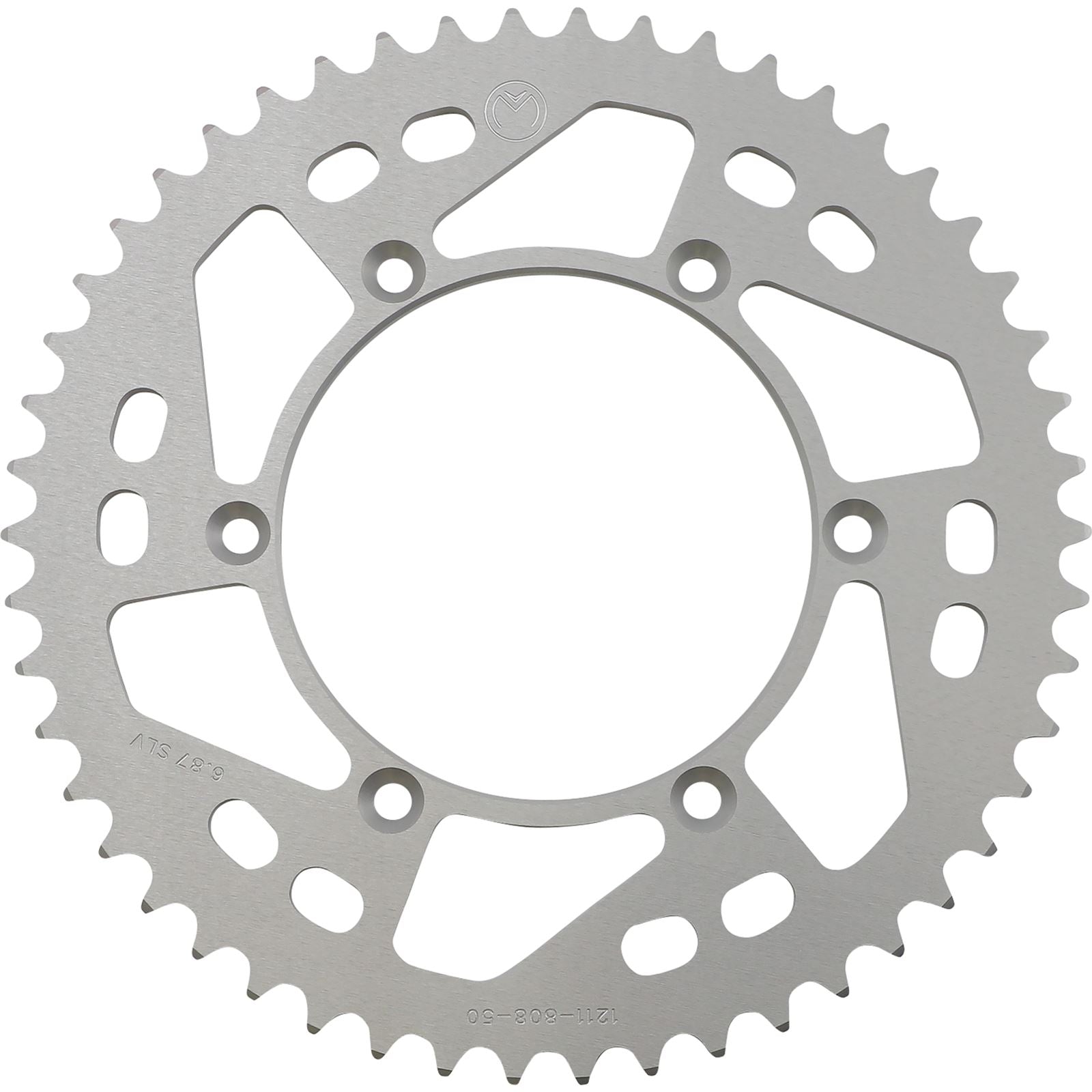 Moose Offroad Rear Aluminum Sprocket - Silver - 50 Tooth for Kawasaki/Suzuki 1211-808-50-11_1075102