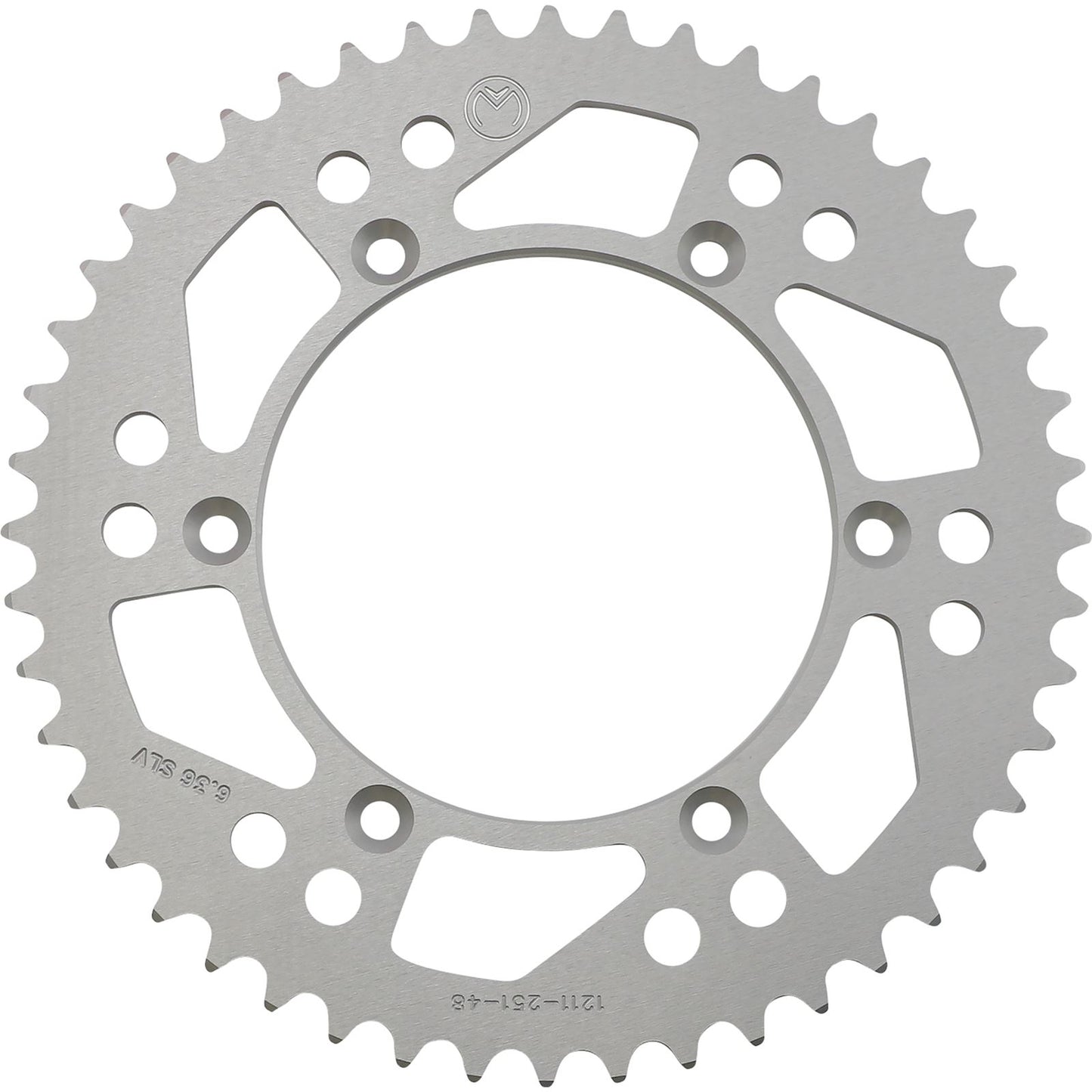 Moose Offroad Rear Aluminum Sprocket - Silver - 48 Tooth for Yamaha 1211-251-48-11_1075100