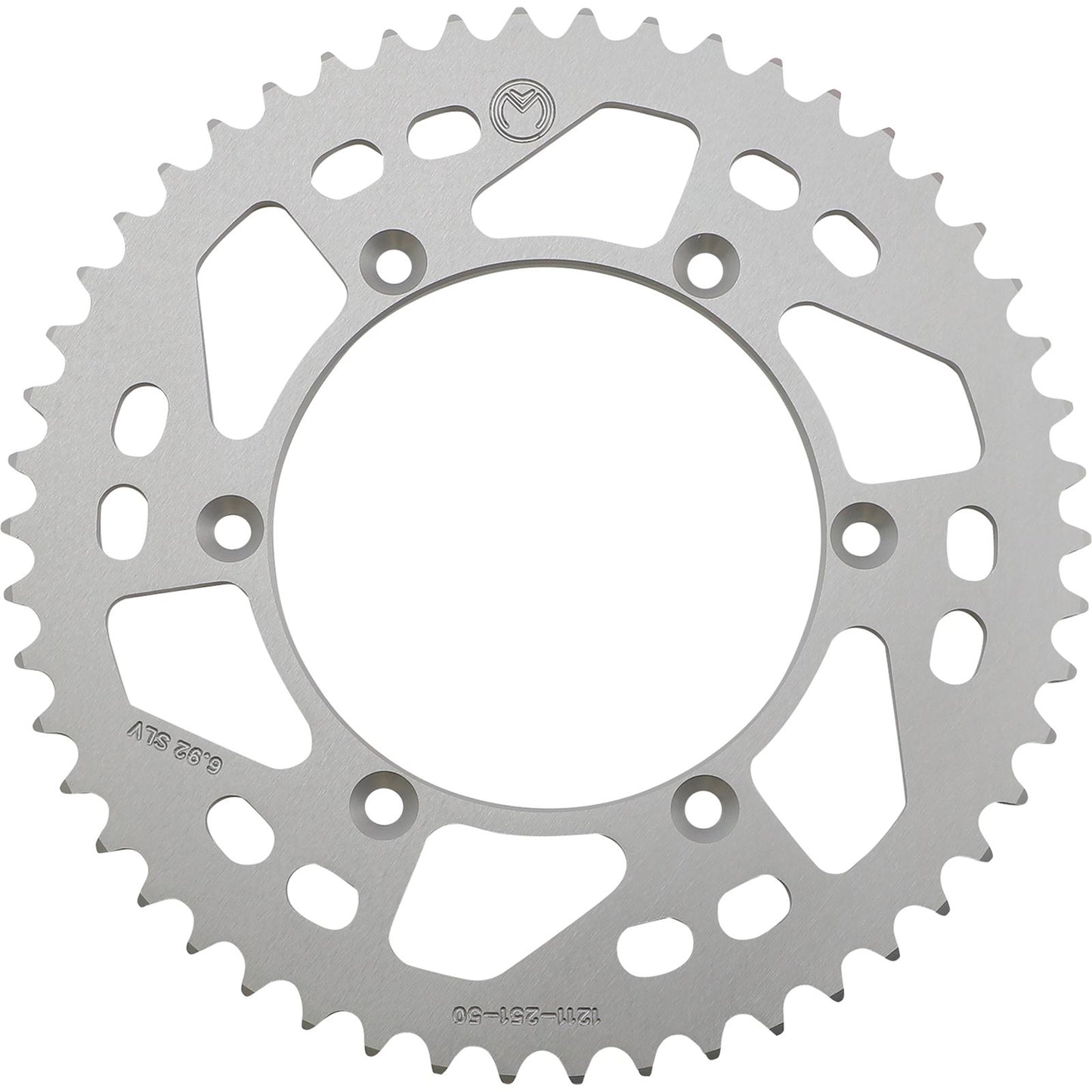 Moose Offroad Rear Aluminum Sprocket - Silver - 50 Tooth for Yamaha 1211-251-50-11_1075098
