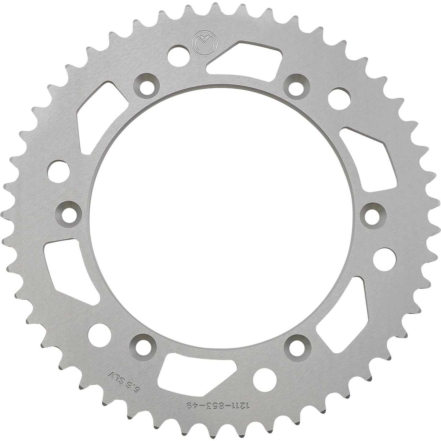 Moose Offroad Rear Aluminum Sprocket - Silver - 49 Tooth for Yamaha 1211-853-49-11_1075096