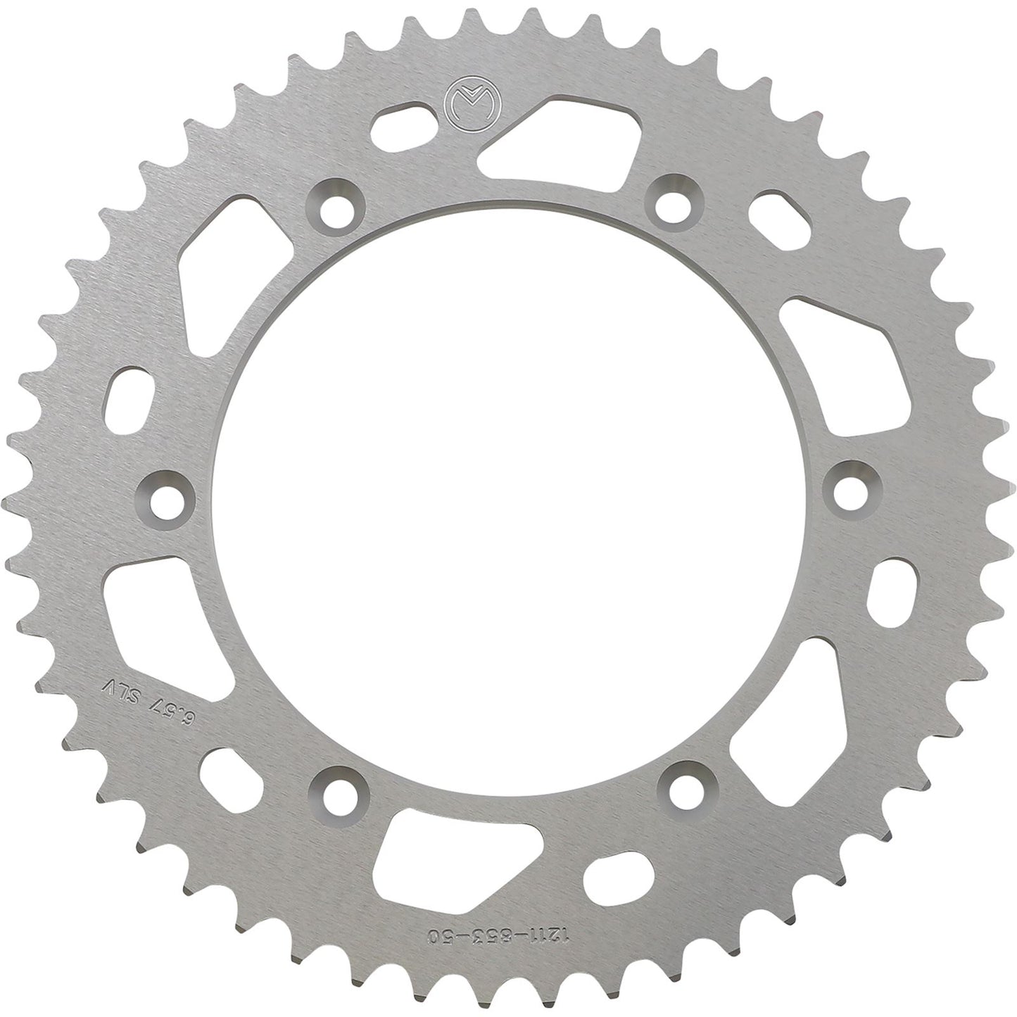 Moose Offroad Rear Aluminum Sprocket - Silver - 50 Tooth for Yamaha 1211-853-50-11_1075095