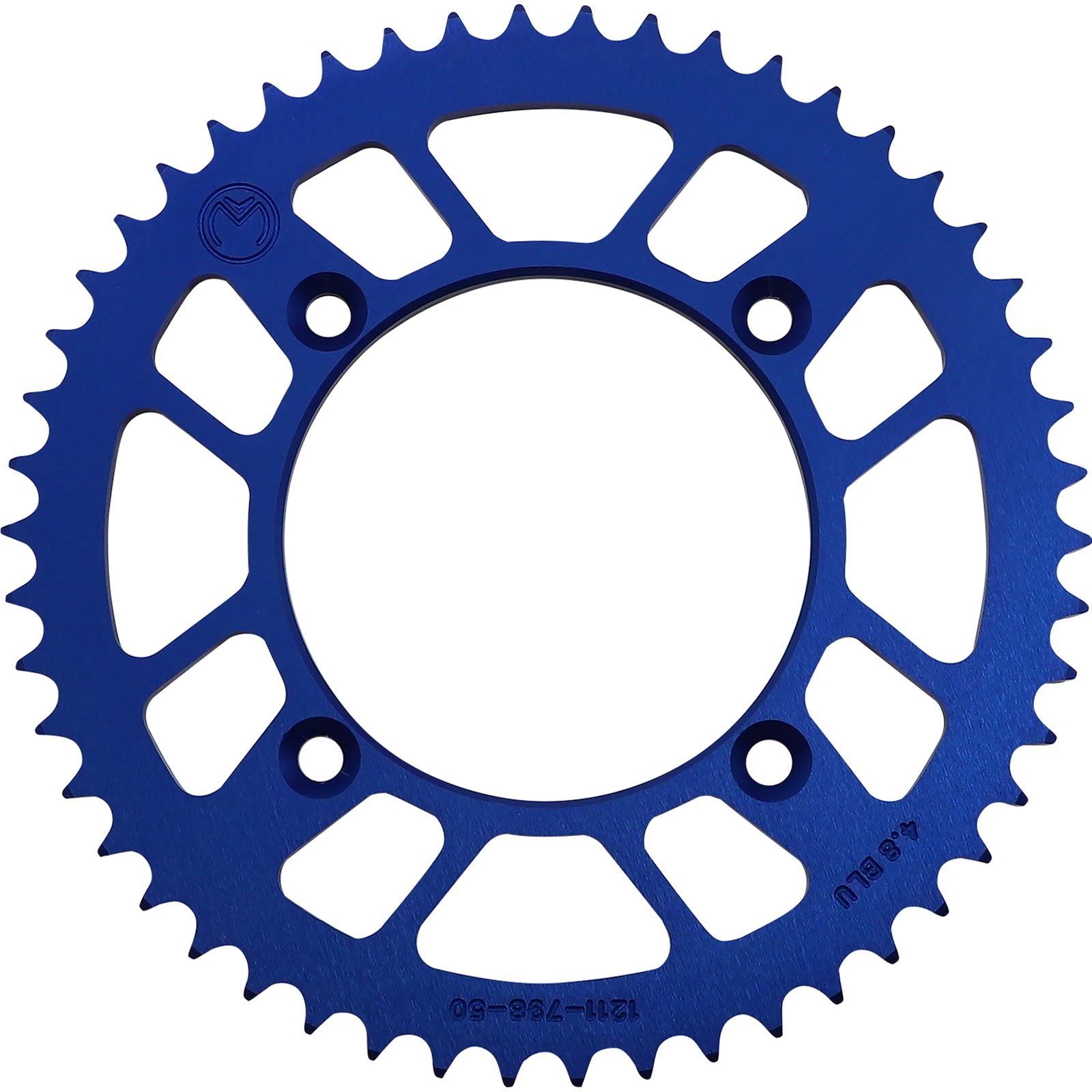 Moose Offroad Rear Aluminum Sprocket - Blue - 50 Tooth For Suzuki/Yamaha 1211-798-50-12_1075104