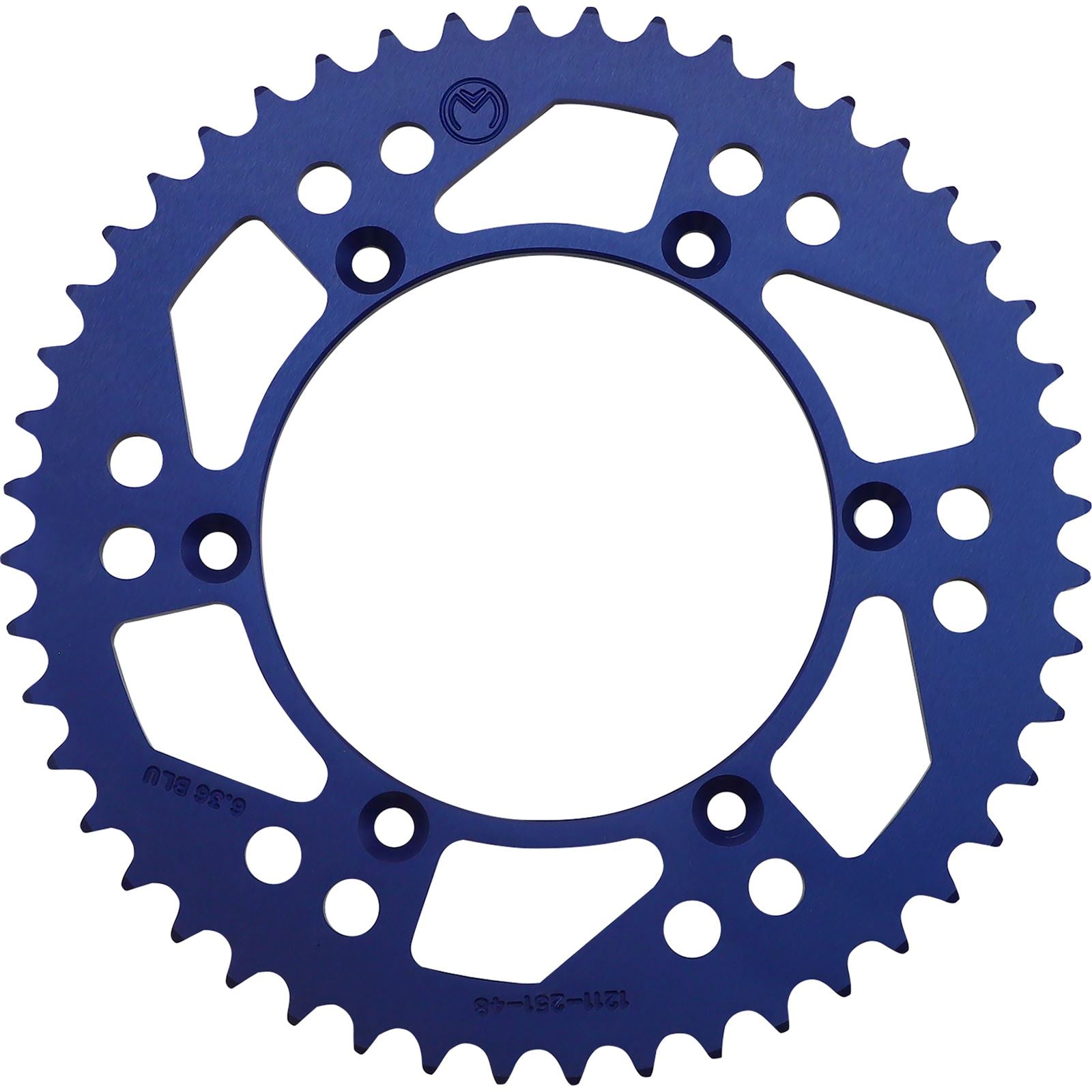 Moose Offroad Rear Aluminum Sprocket - Blue - 48 Tooth for Yamaha 1211-251-48-12_1075119