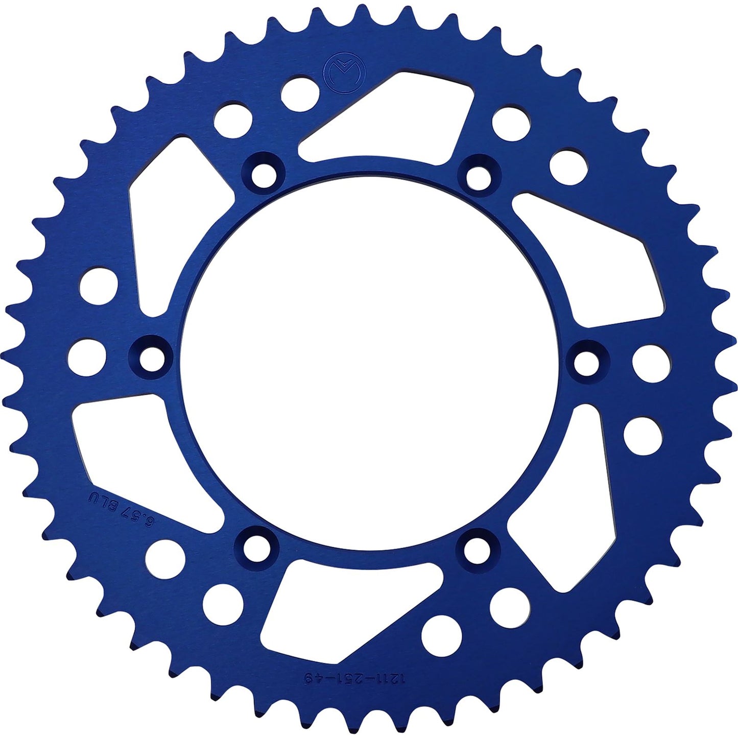 Moose Offroad Rear Aluminum Sprocket - Blue - 49 Tooth for Yamaha 1211-251-49-12_1075132