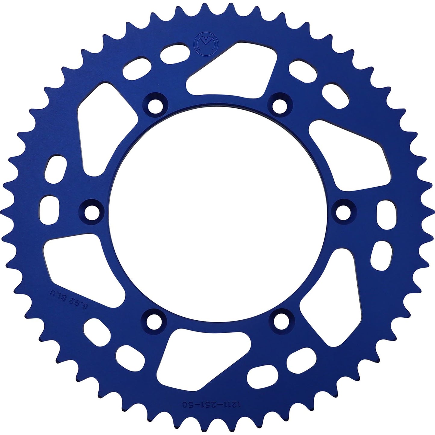 Moose Offroad Rear Aluminum Sprocket - Blue - 50 Tooth for Yamaha 1211-251-50-12_1075120