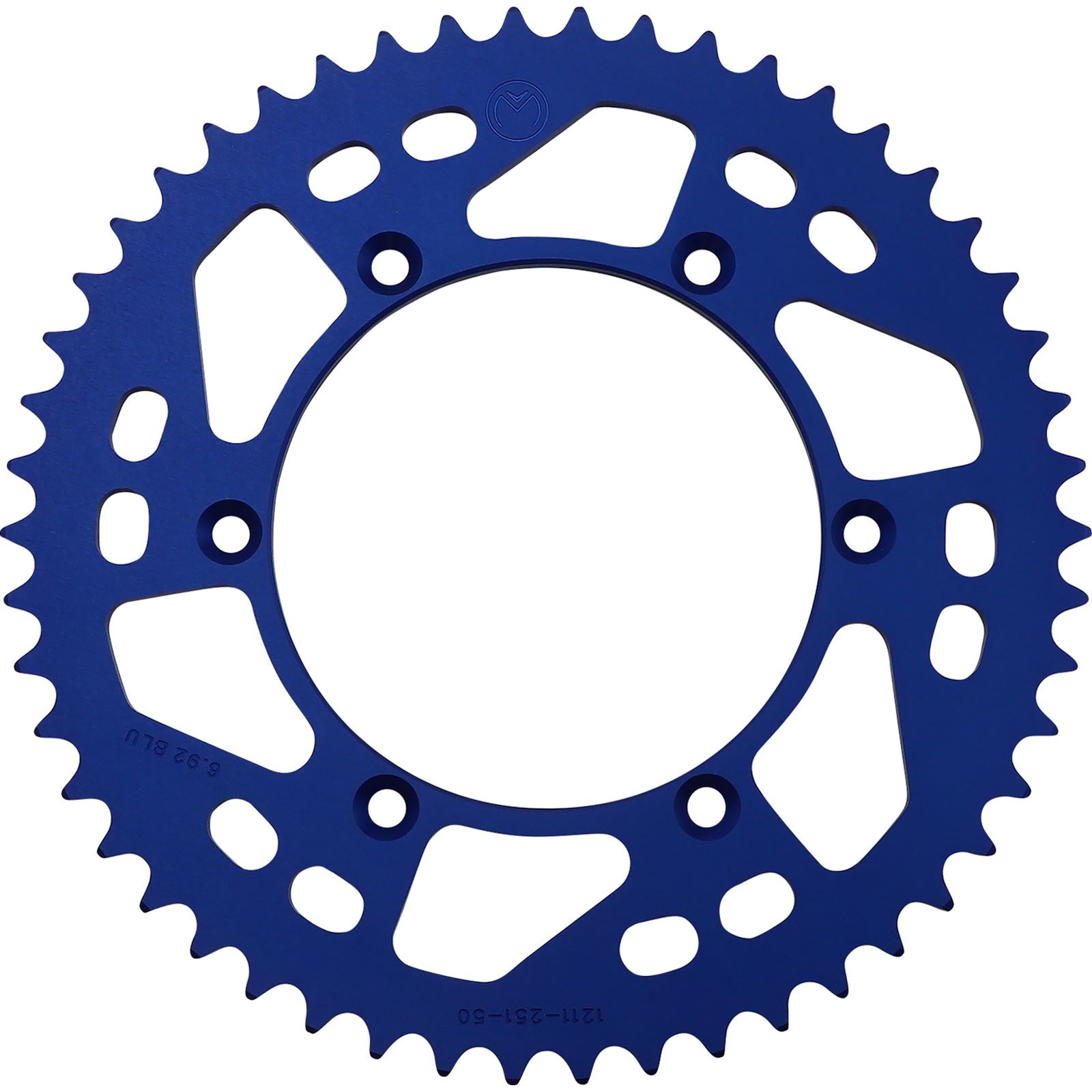Moose Offroad Rear Aluminum Sprocket - Blue - 50 Tooth for Yamaha 1211-251-50-12_1075120