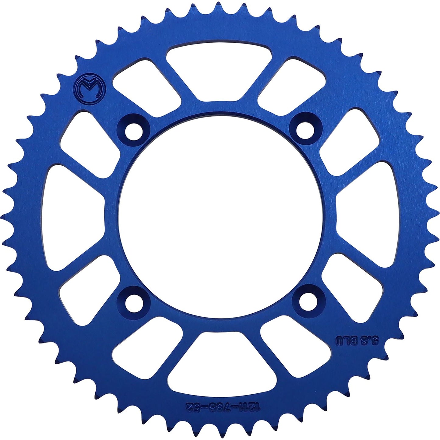 Moose Offroad Rear Aluminum Sprocket - Blue - 52 Tooth For Suzuki/Yamaha 1211-798-52-12_1075143