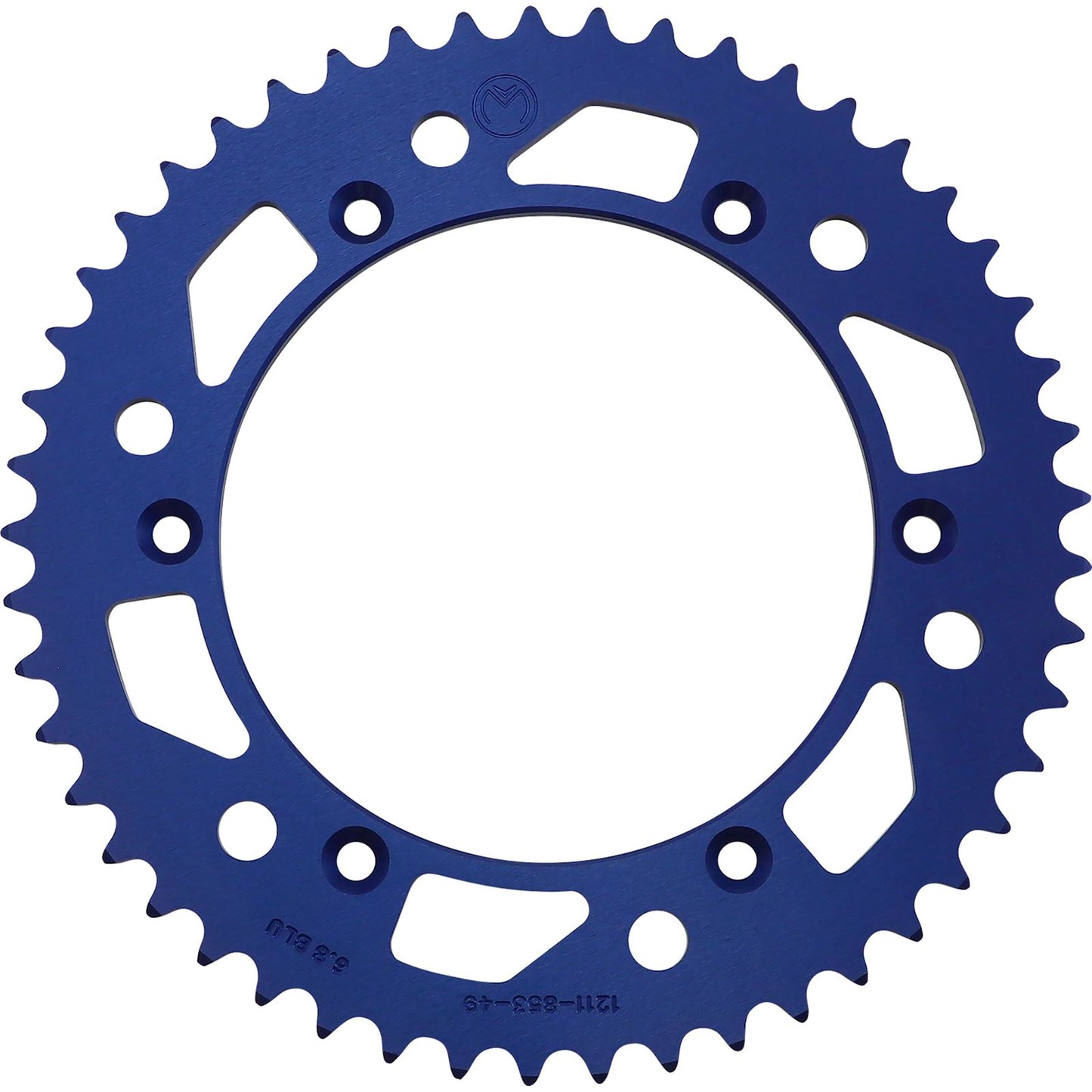 Moose Offroad Rear Aluminum Sprocket - Blue - 49 Tooth for Yamaha 1211-853-49-12_1075142