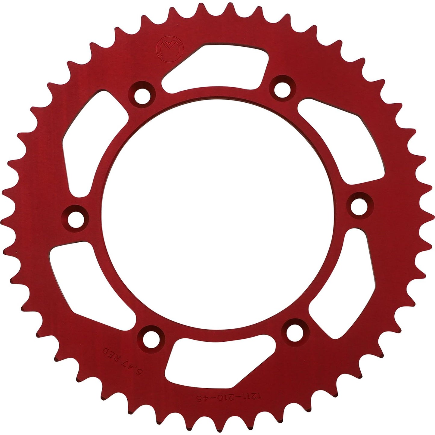 Moose Offroad Rear Aluminum Sprocket - Red - 45 Tooth for Honda 1211-210-45-13_1075141