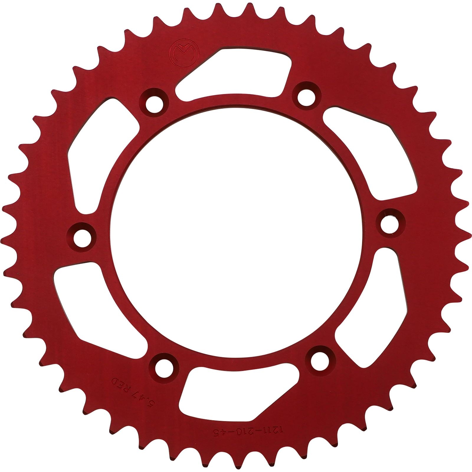 Moose Offroad Rear Aluminum Sprocket - Red - 45 Tooth for Honda 1211-210-45-13_1075141