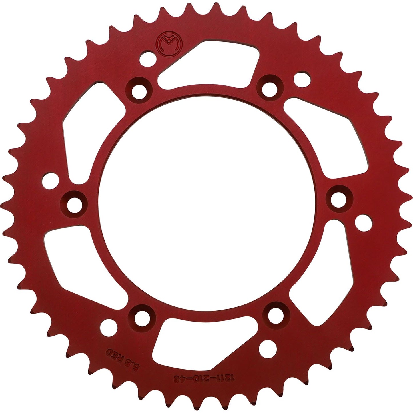 Moose Offroad Rear Aluminum Sprocket - Red - 46 Tooth for Honda 1211-210-46-13_1075140