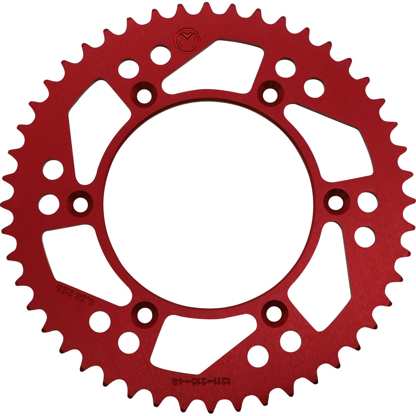 Moose Offroad Rear Aluminum Sprocket - Red - 48 Tooth for Honda 1211-210-48-13_1075138