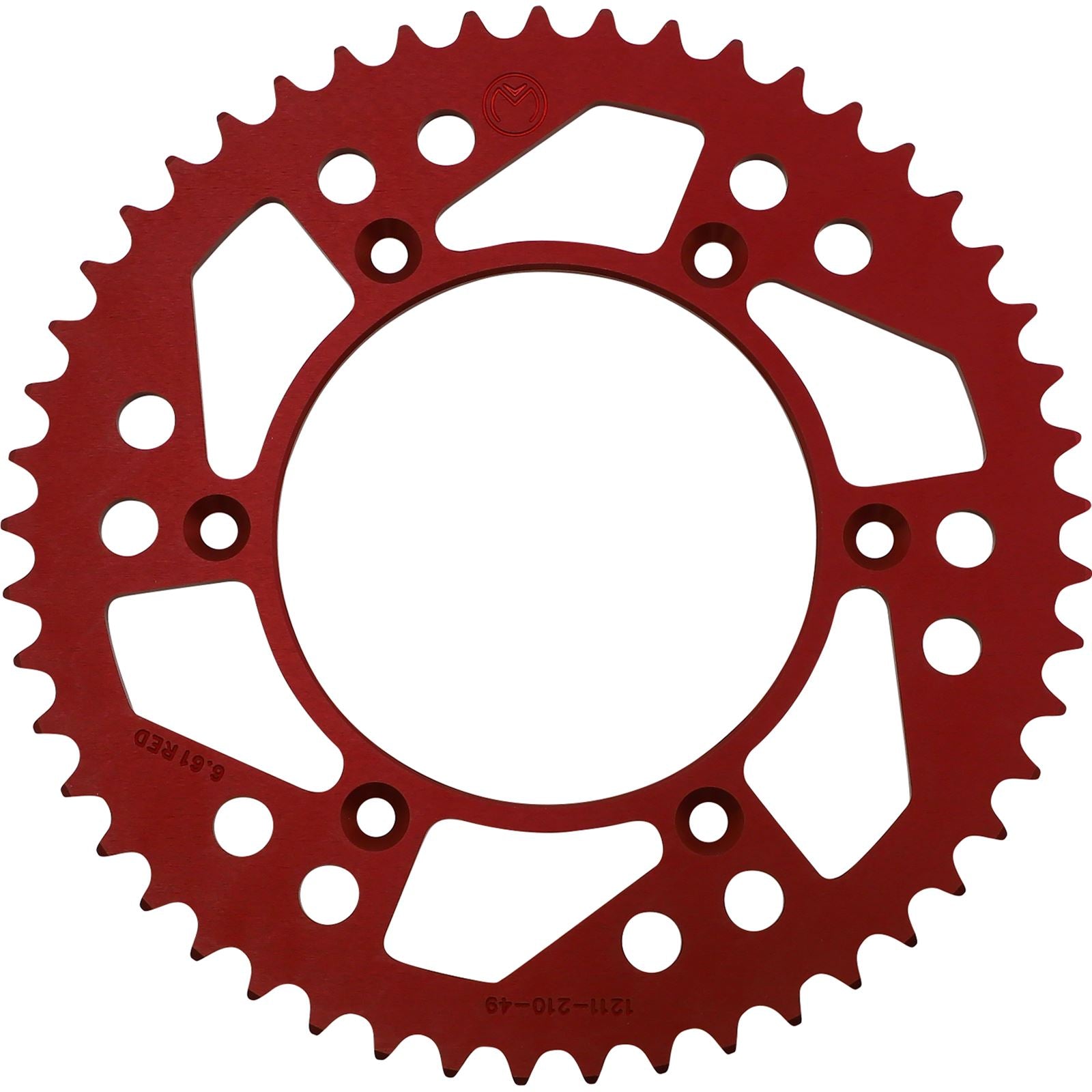 Moose Offroad Rear Aluminum Sprocket - Red - 49 Tooth for Honda 1211-210-49-13_1075137