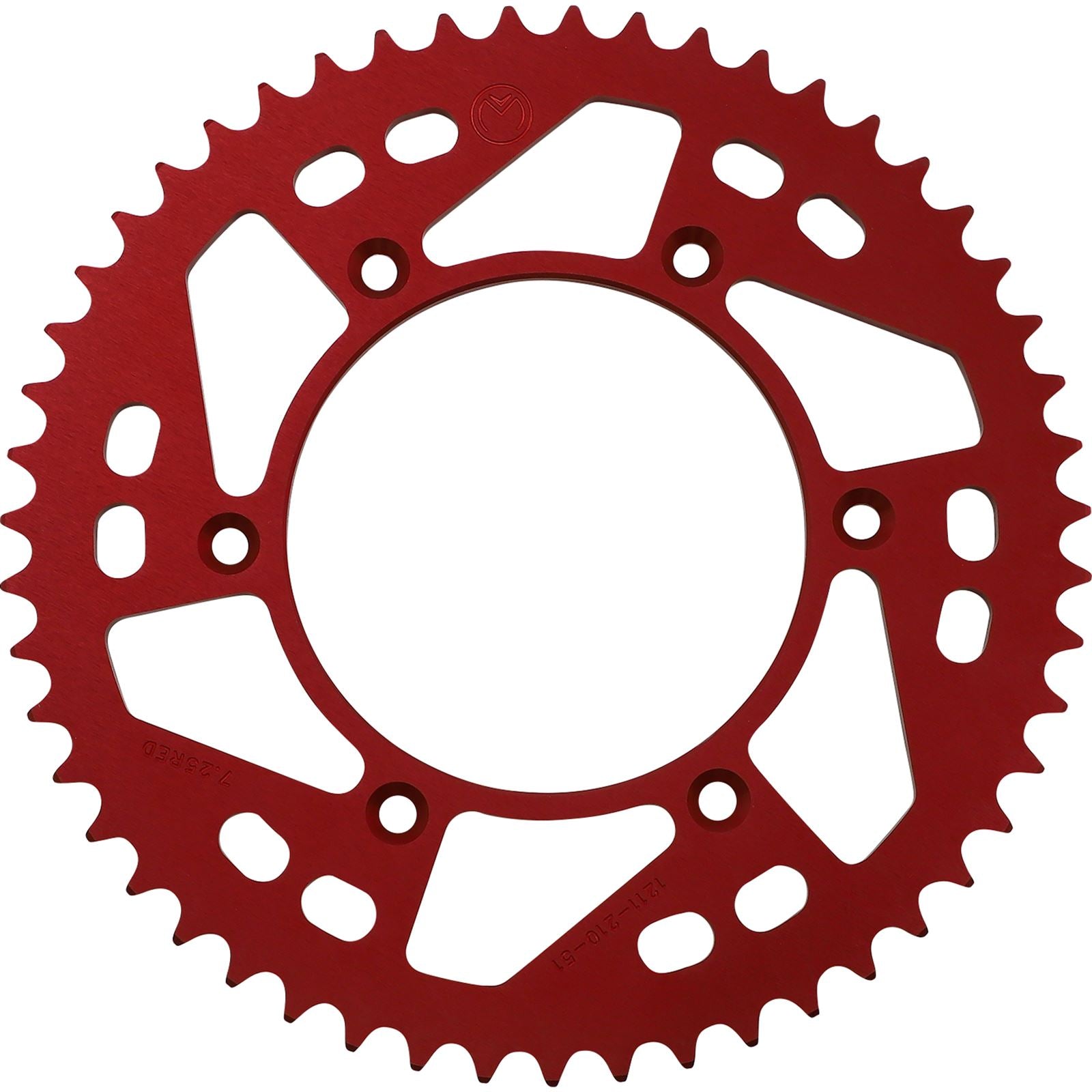 Moose Offroad Rear Aluminum Sprocket - Red - 51 Tooth for Honda 1211-210-51-13_1075135