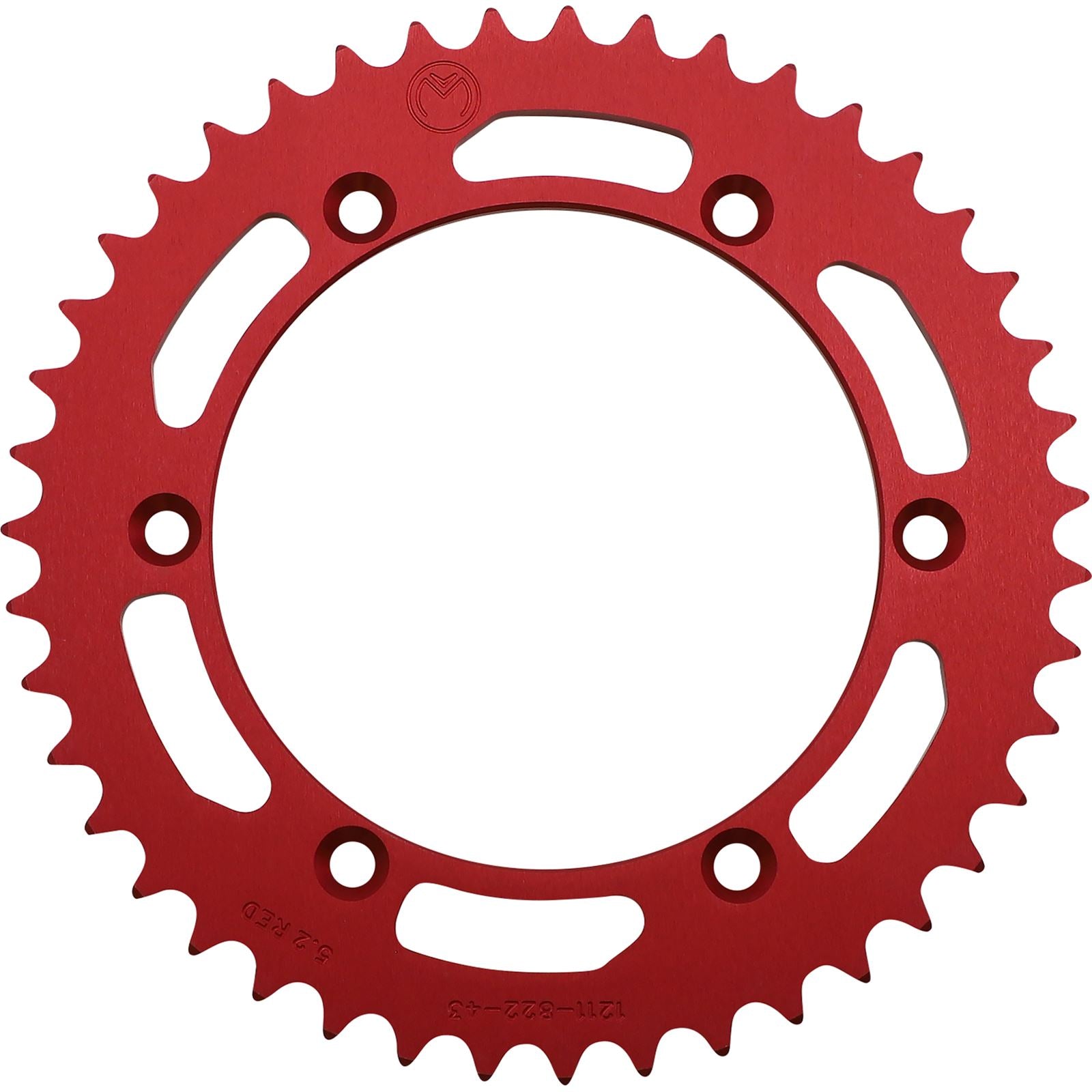 Moose Offroad Rear Aluminum Sprocket Red 43-Tooth for Beta/Gas Gas/Suzuki 1211-822-43-13_1075133