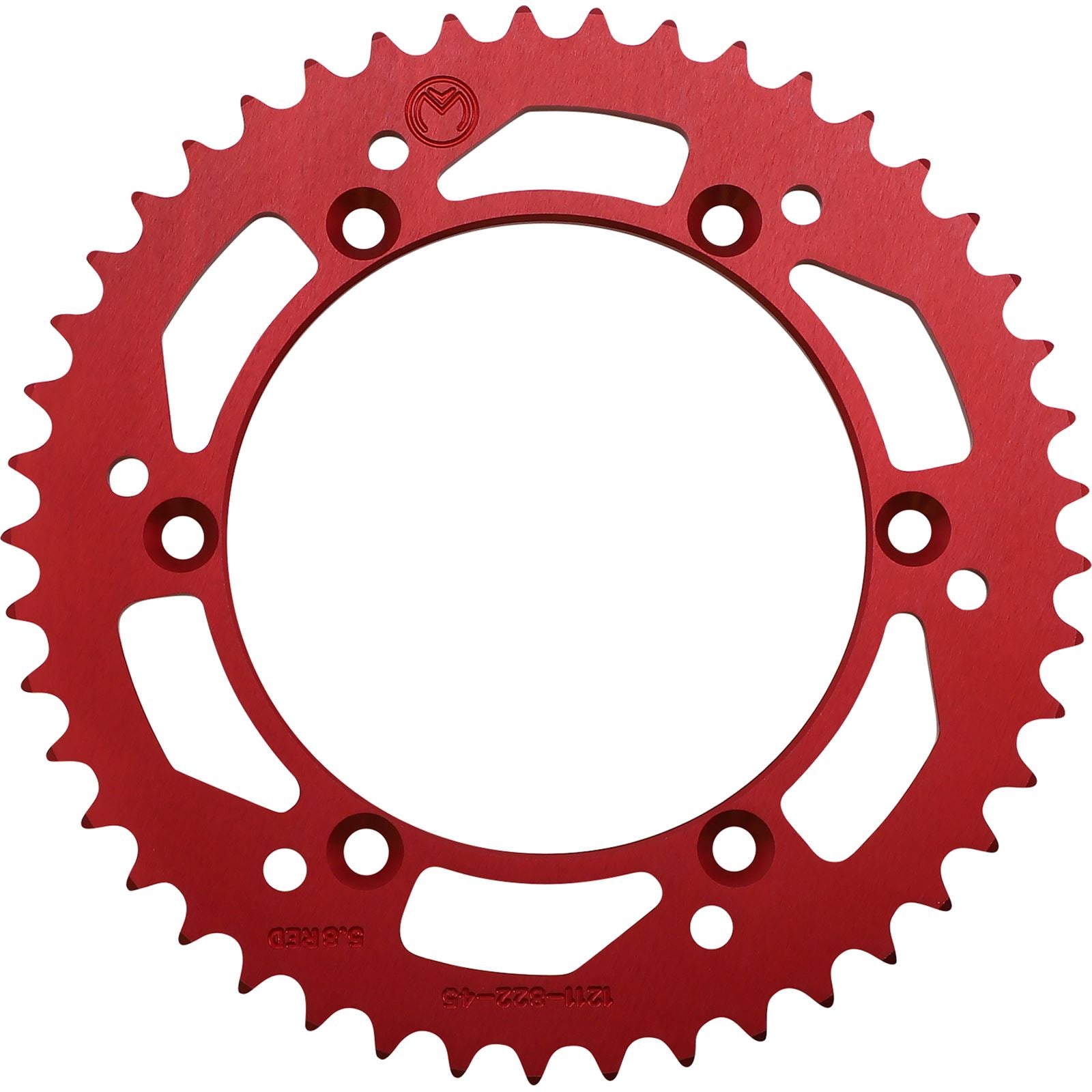 Moose Offroad Rear Aluminum Sprocket Red 45-Tooth for Beta/Gas Gas/Suzuki 1211-822-45-13_1075131