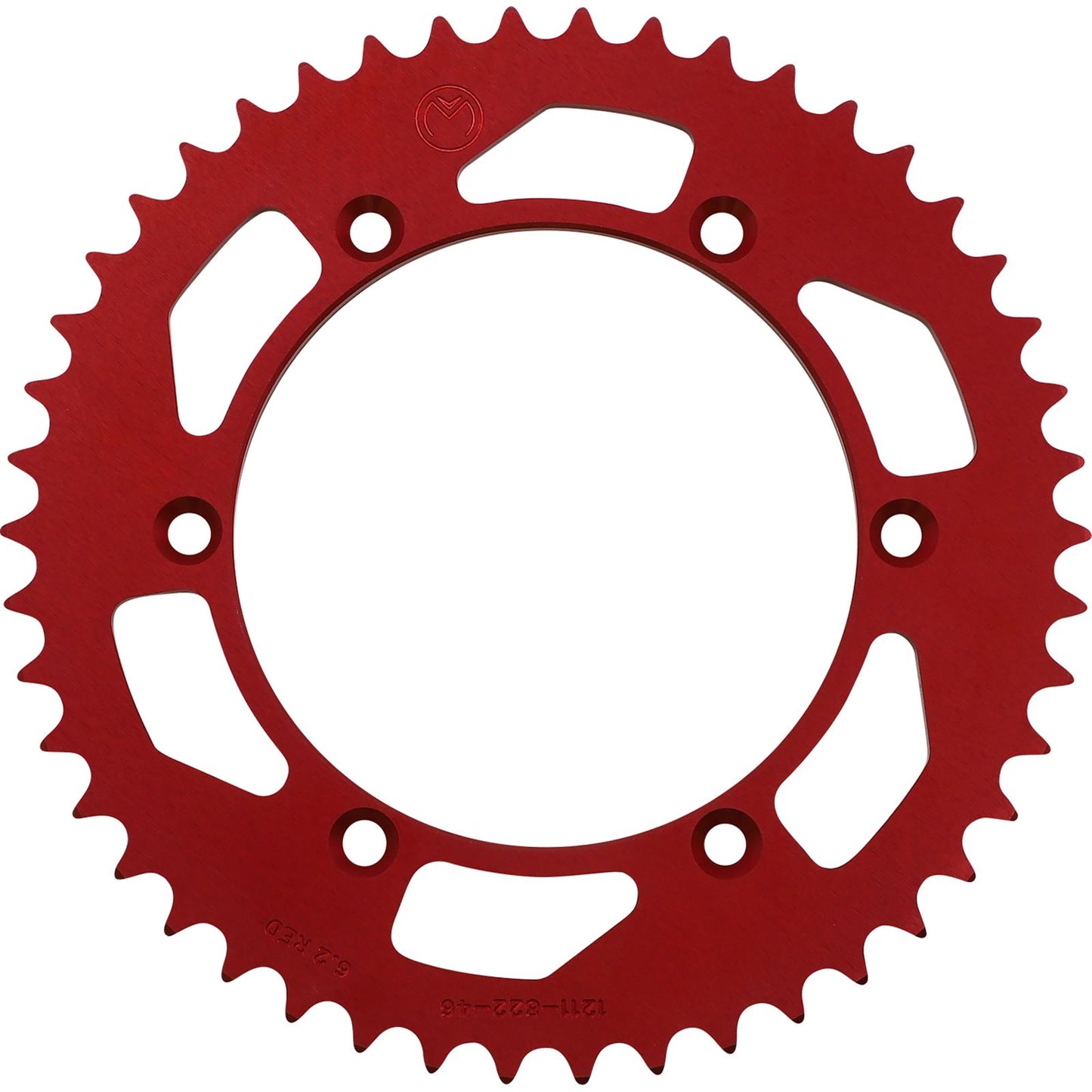Moose Offroad Rear Aluminum Sprocket Red 46-Tooth for Beta/Gas Gas/Suzuki 1211-822-46-13_1075130