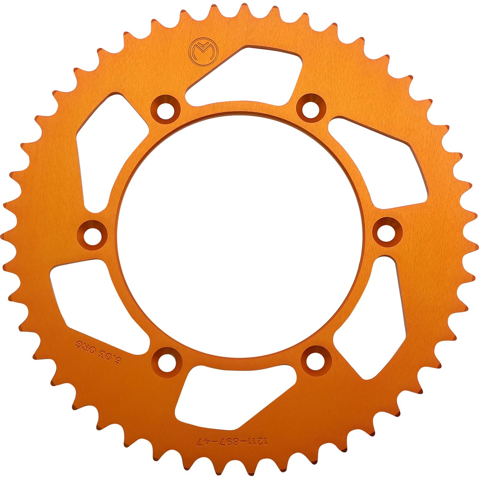 Moose Offroad Rear Aluminum Sprocket - Orange - 47 Tooth 1211-897-47-14_1075124