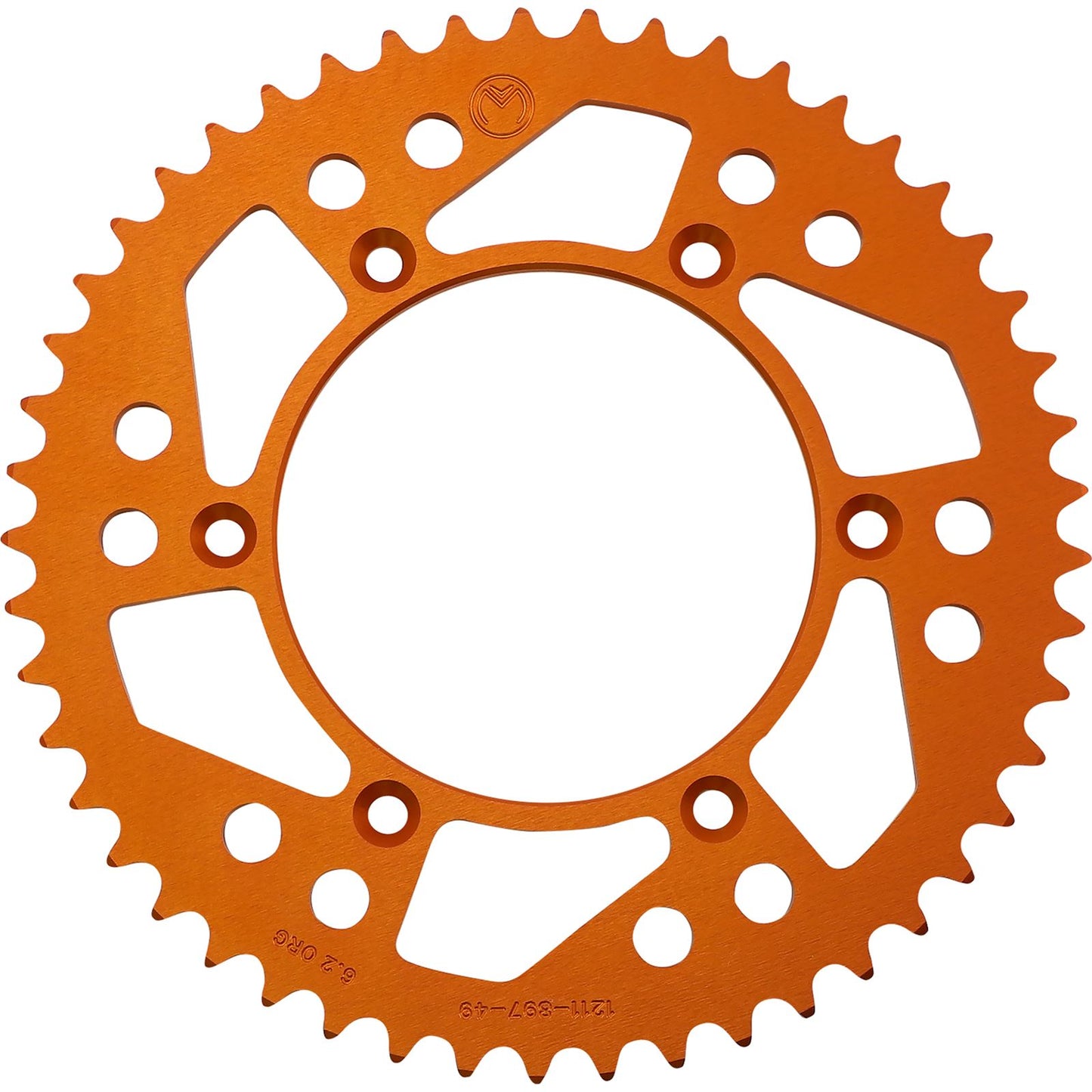 Moose Offroad Rear Aluminum Sprocket Orange 49 Tooth for Husaberg/Husq/KTM 1211-897-49-14_1075122