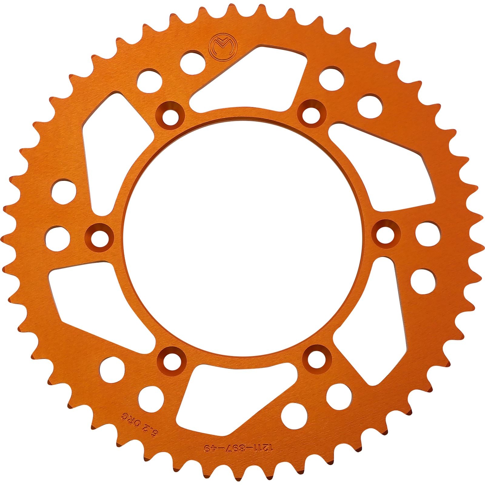 Moose Offroad Rear Aluminum Sprocket Orange 49 Tooth for Husaberg/Husq/KTM 1211-897-49-14_1075122
