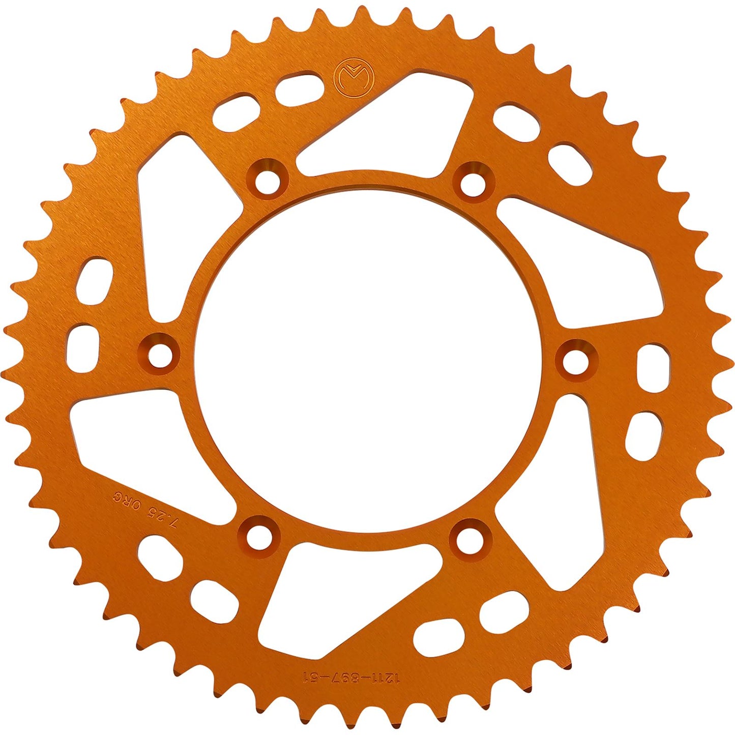 Moose Offroad Rear Aluminum Sprocket Orange 51 Tooth for Husaberg/Husq/KTM 1211-897-51-14_1075092