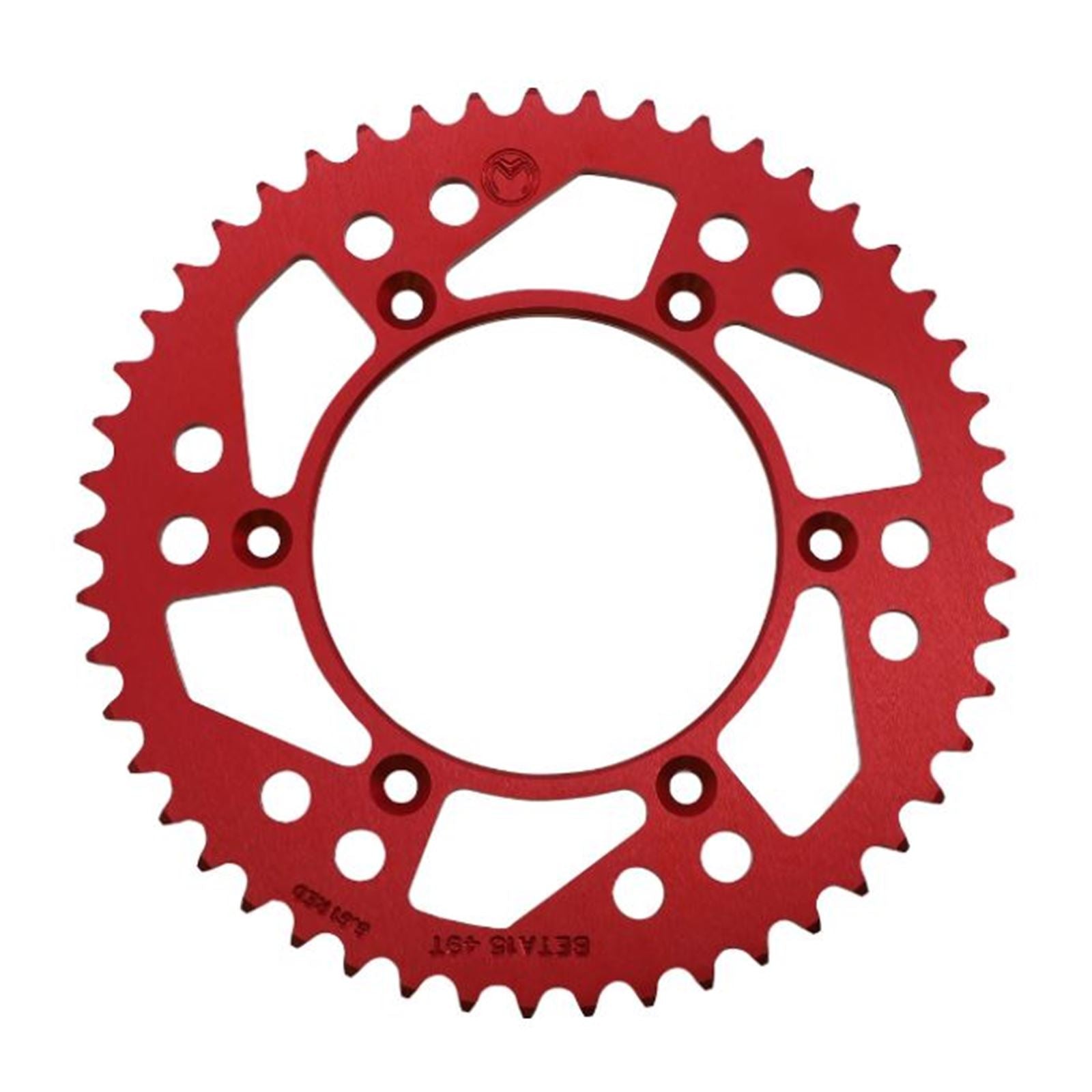 Moose Offroad Rear Sprocket - Red - 49 Tooth for Beta 1211-BET-49-13_910051