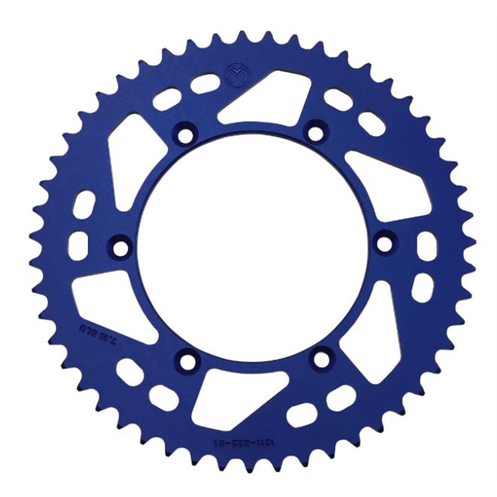 Moose Offroad Rear Sprocket - Blue - 51 Tooth for Beta/Gas Gas/Sherco/Suzuki 1211-822-51-12_910068