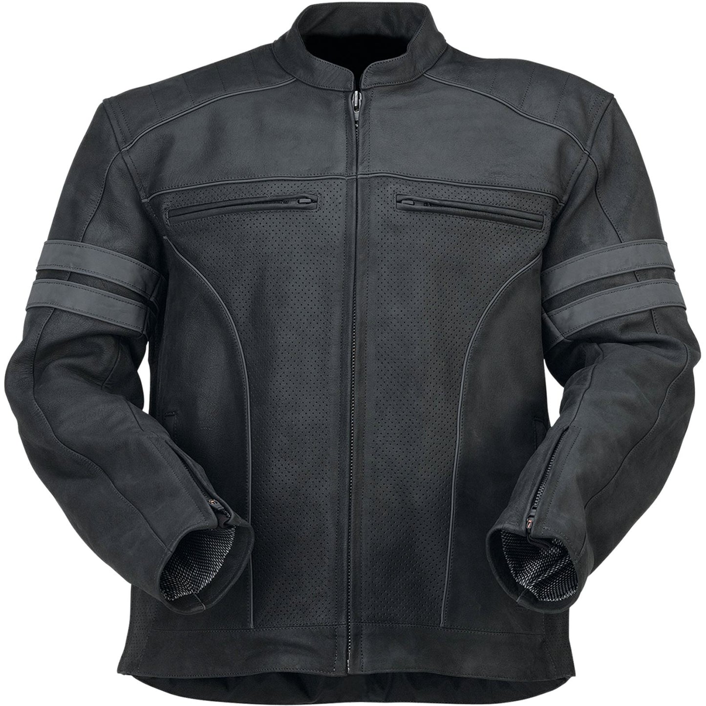 Z1R Remedy Leather Jacket - Black_863553