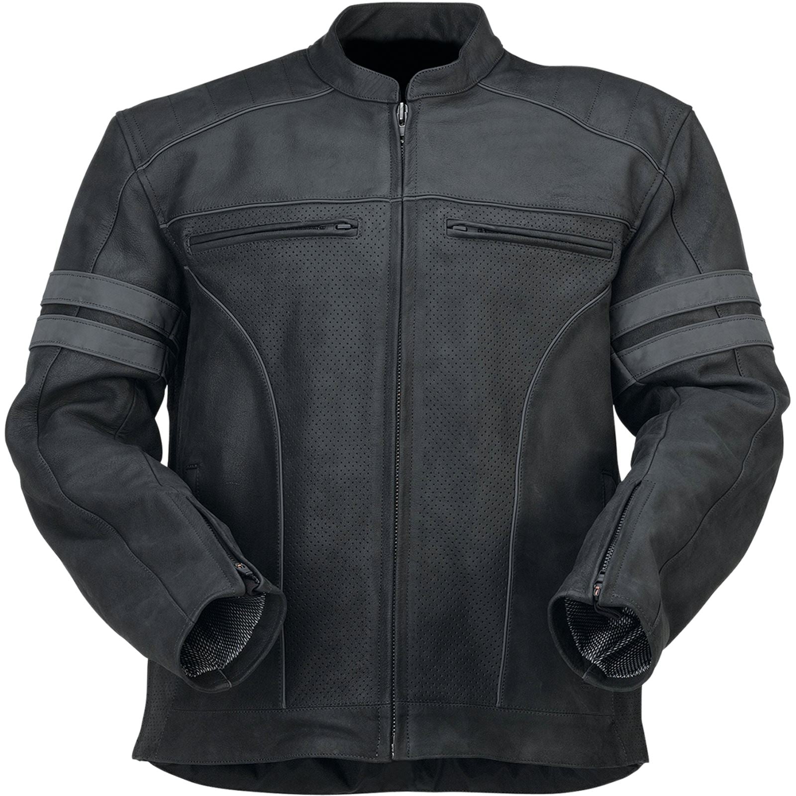 Z1R Remedy Leather Jacket - Black_863553