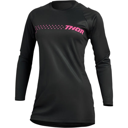 Thor Women's Sector Minimal Jersey - Black and Pink - XS 2911-0247_1066383