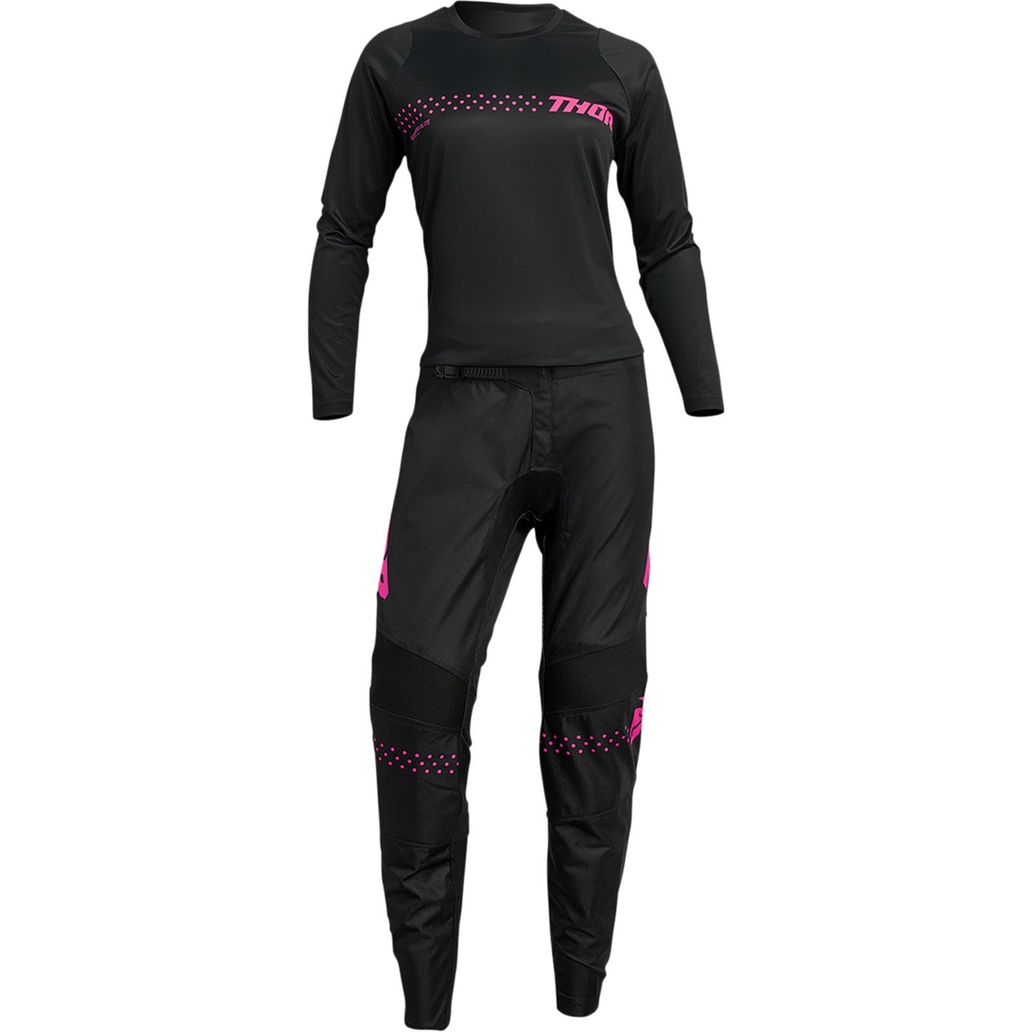 Thor Women's Sector Minimal Jersey - Black and Pink - XS 2911-0247_1066385