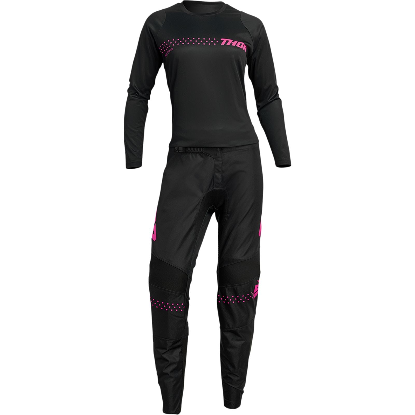 Thor Women's Sector Minimal Jersey - Black and Pink - XS 2911-0247_1066385