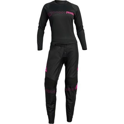 Thor Women's Sector Minimal Jersey - Black and Pink - XS 2911-0247_1066385