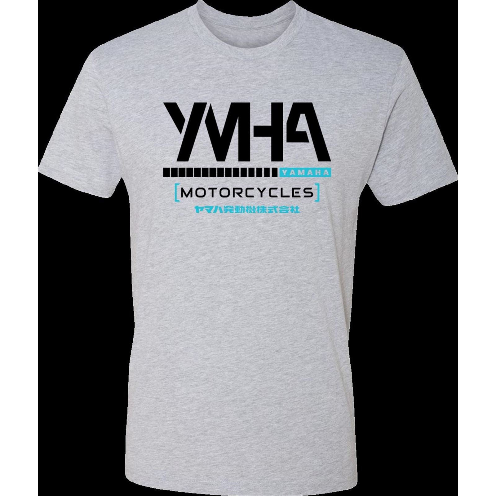 Yamaha Logo Rev T-Shirt - Heather Gray - Small_1413792