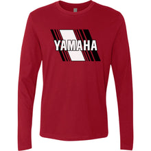 Yamaha Heritage Diagonal Long-Sleeve T-Shirt - Red - Large NP21S-M3119-L_1065324
