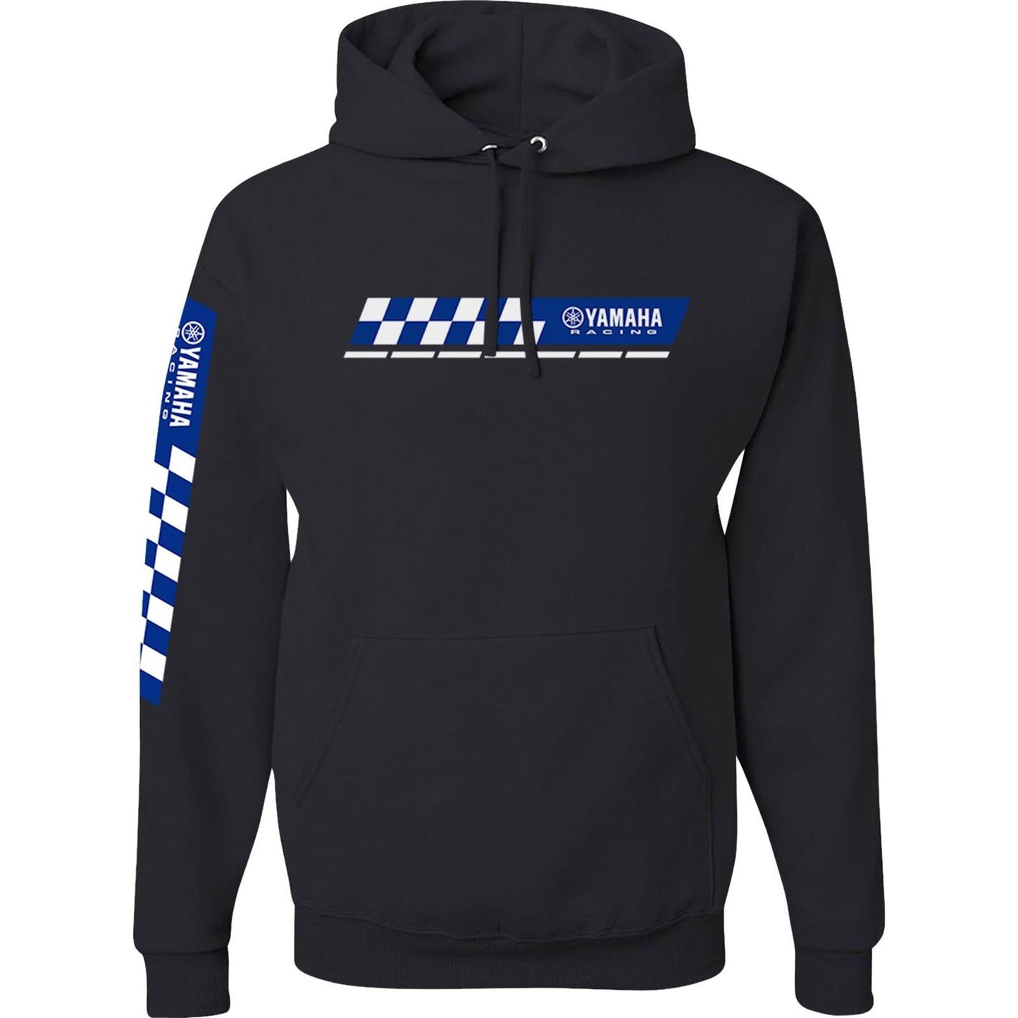 Yamaha Racing Check Hoodie - Black - Small [MPN: NP21S-M3110-S]_1452887