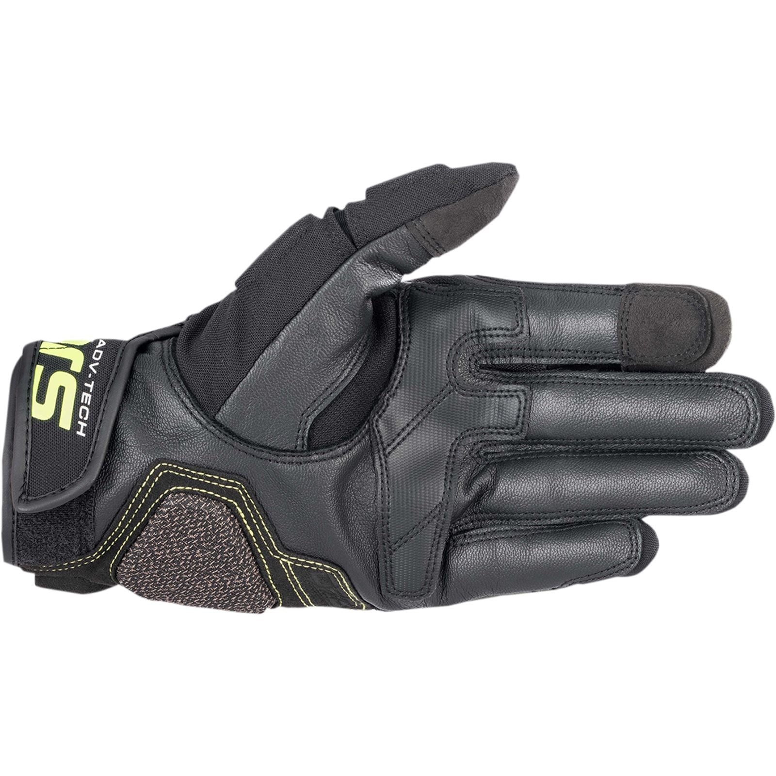 Alpinestars Halo Gloves - Forest Black/Fluo Yellow - 2XL [MPN: 3504822-6085-2X]_1095183